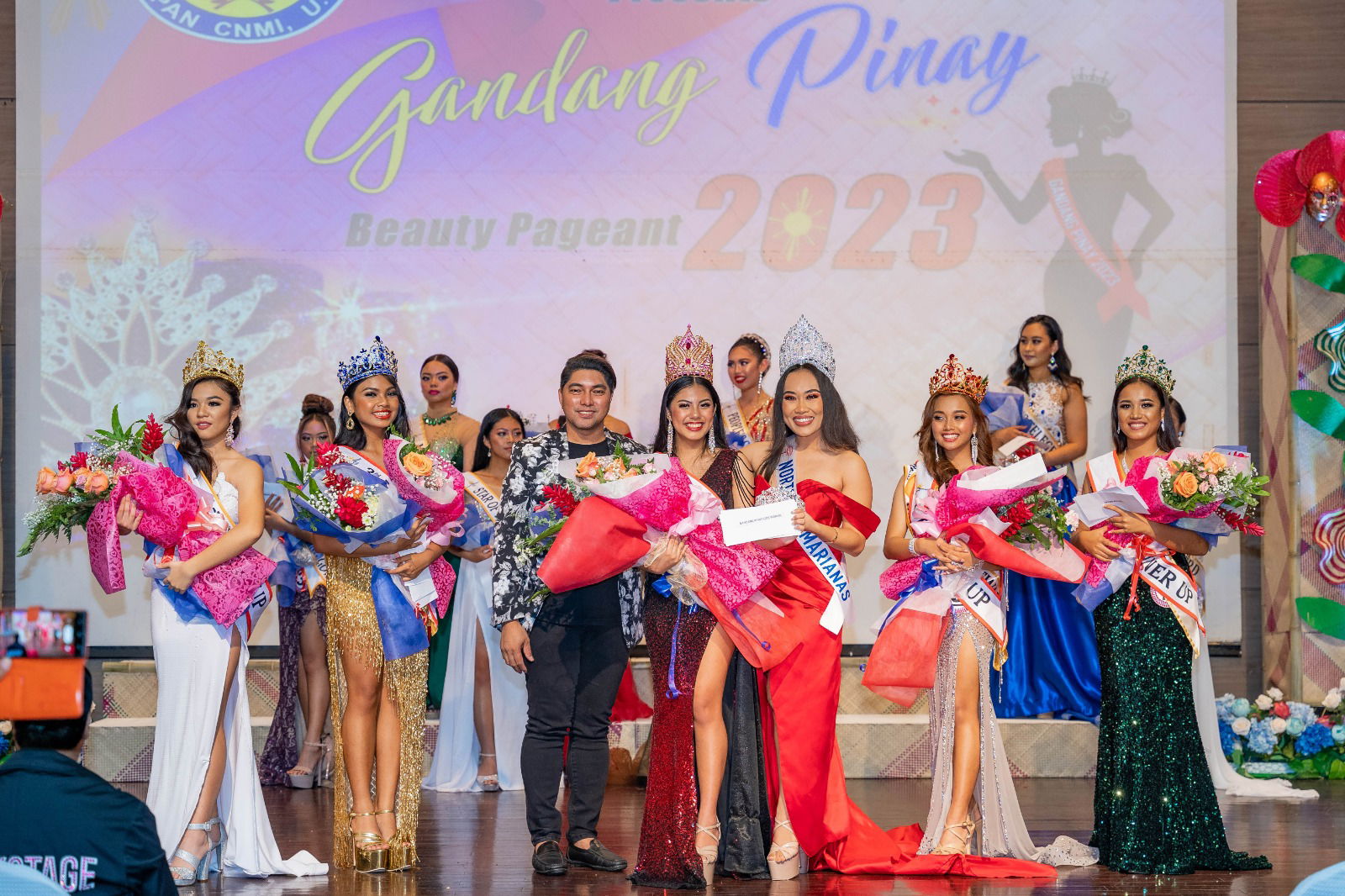 The top five contestants of “Gandang Pinay.”