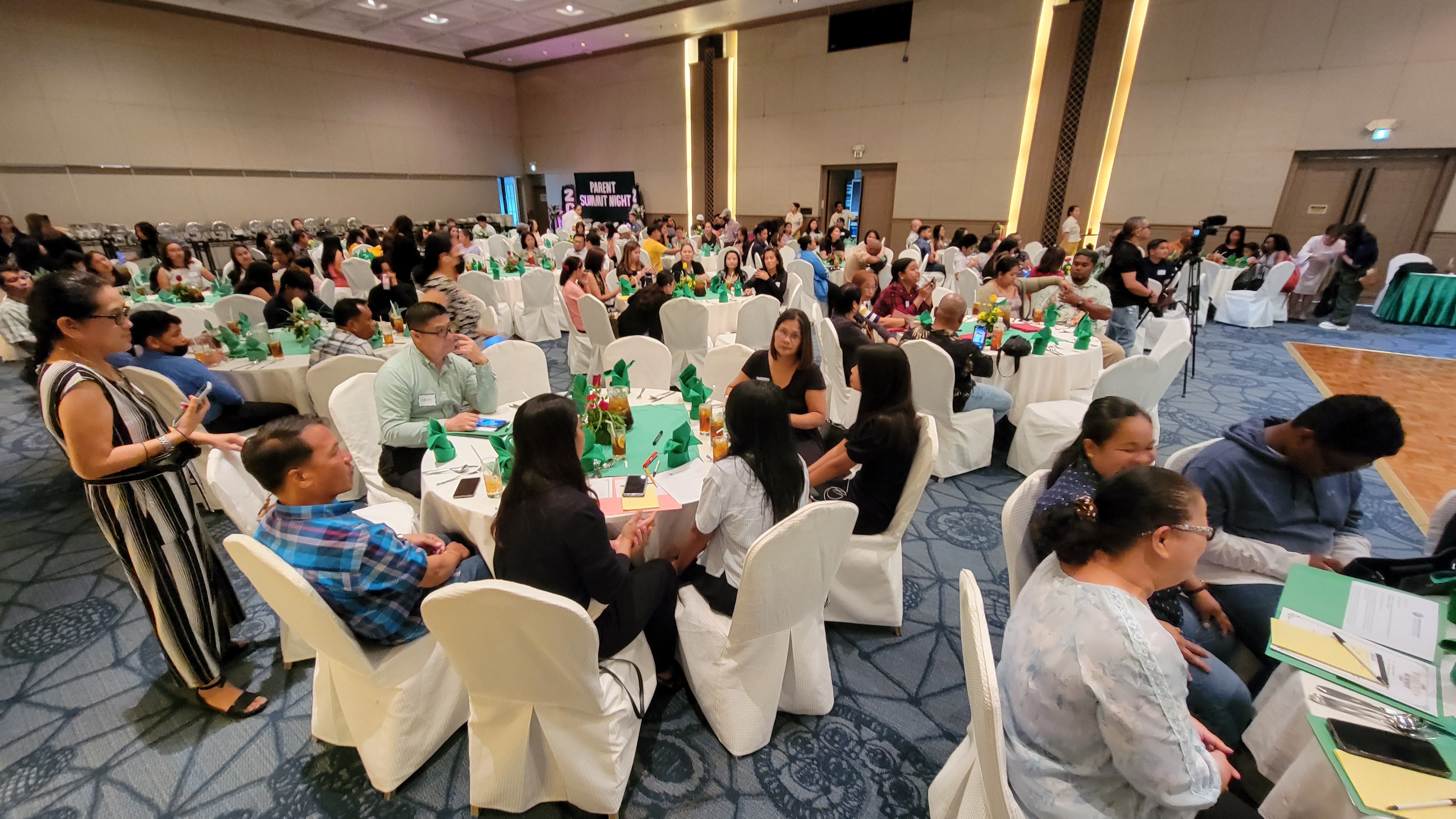 Over 150 parents attended Green Meadow School’s first Parents Night in the Royal Taga Hall of Saipan World Resort on Monday, Feb. 20, 2023.