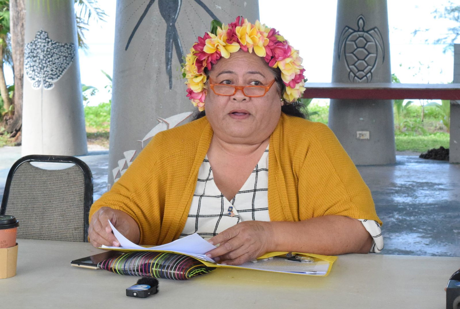 Rep. Denita Yangetmai talks about House Bill 23-5 which she introduced on Friday.