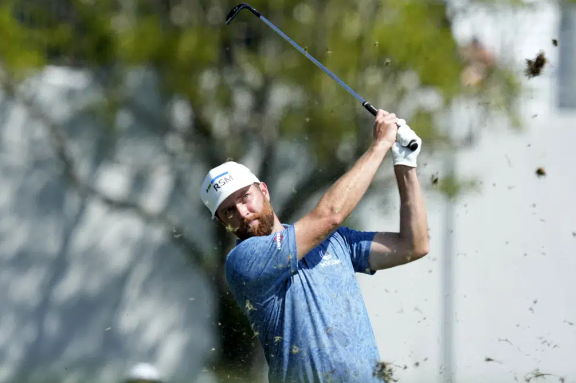Chris Kirk hits from the first fairway during the final round of the Honda Classic golf tournament, Sunday, Feb. 26, 2023, in Palm Beach Gardens, Fla.