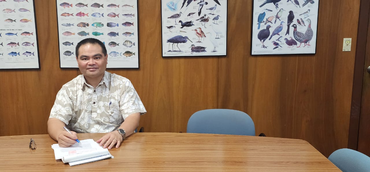 Acting DLNR Secretary Sylvan O. Igisomar