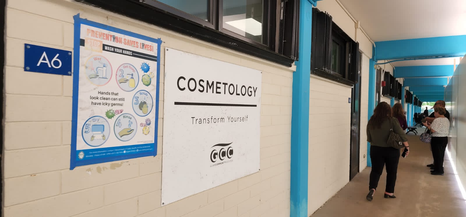 At the GCA Trades Academy on Guam, the career courses include cosmetology.