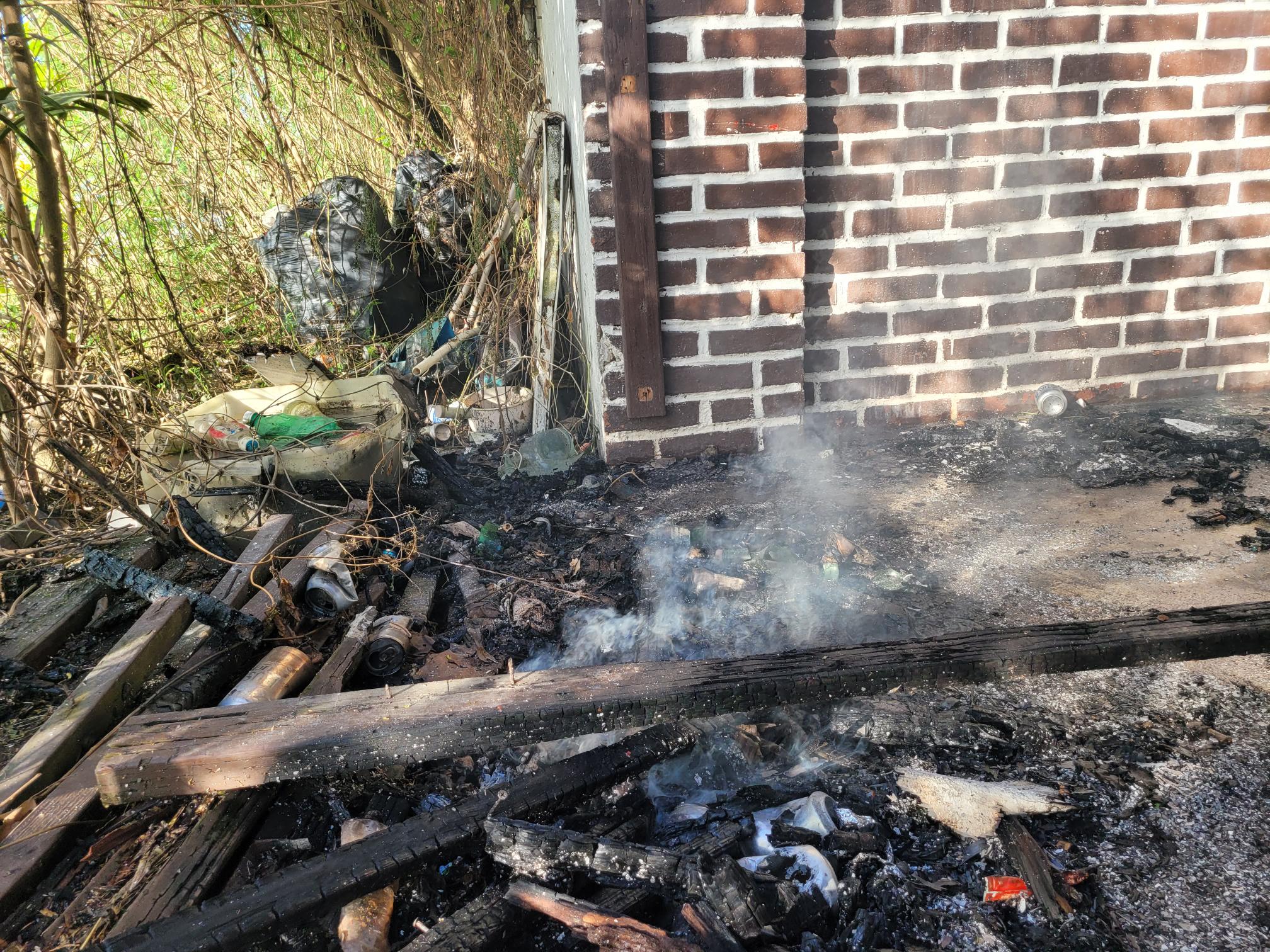 The former Mom’s Round Two Bar & Grill in Garapan was intentionally set on fire on Thursday afternoon.    