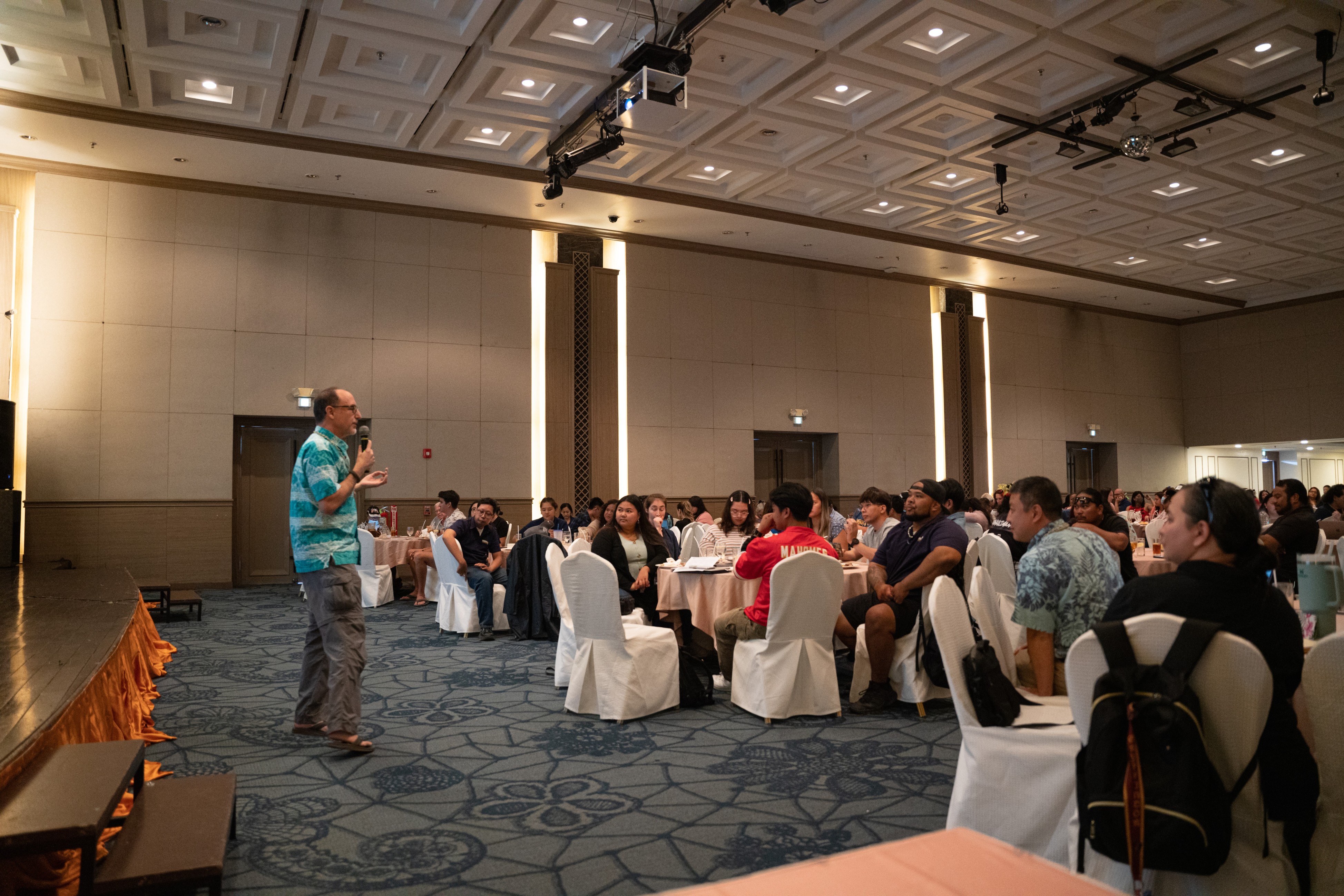 Dr. Eric Crane, senior researcher of WestEd, was one of the resource speakers of the four-day meeting on creating a school accountability system.