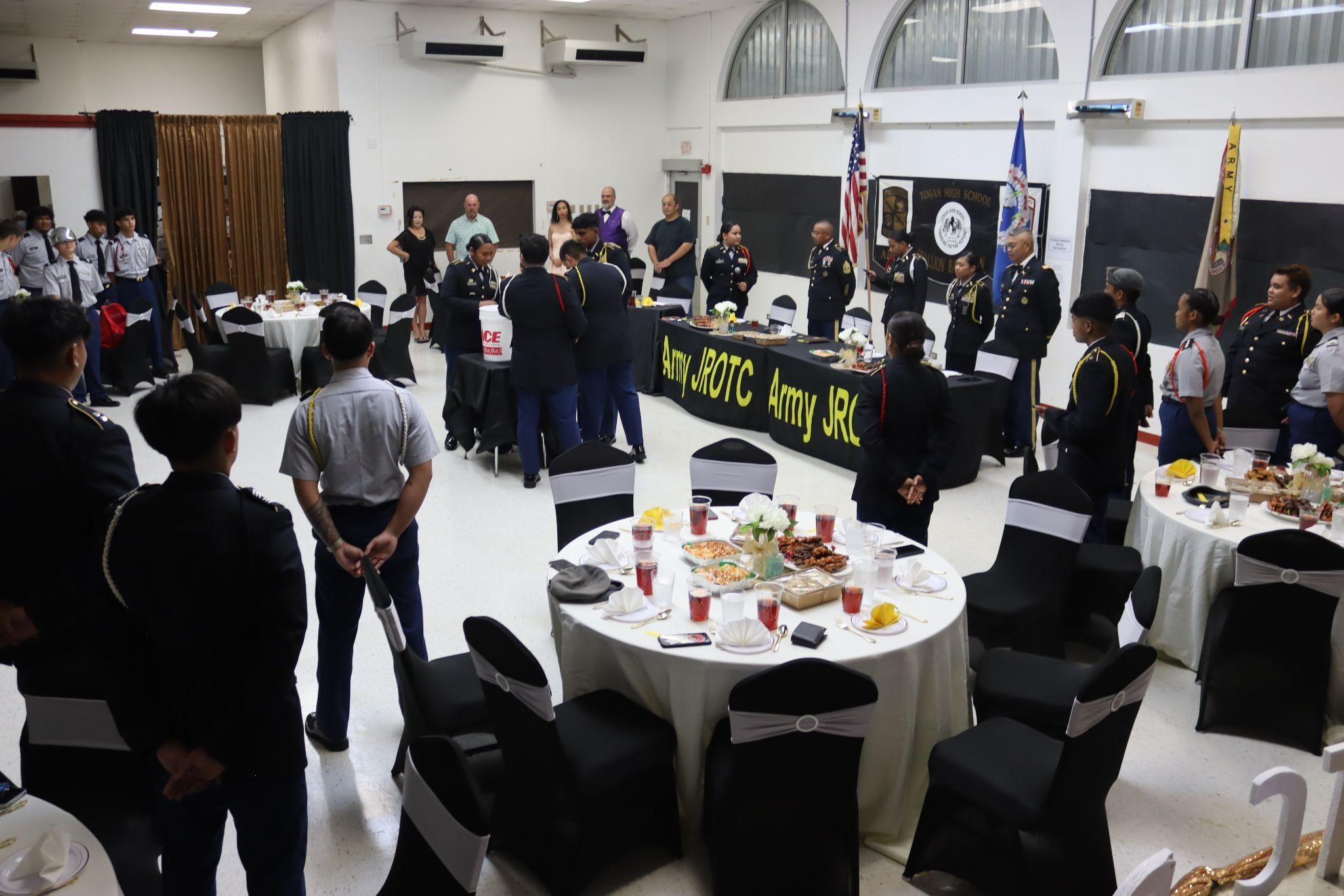 The Stallion Battalion dining in.