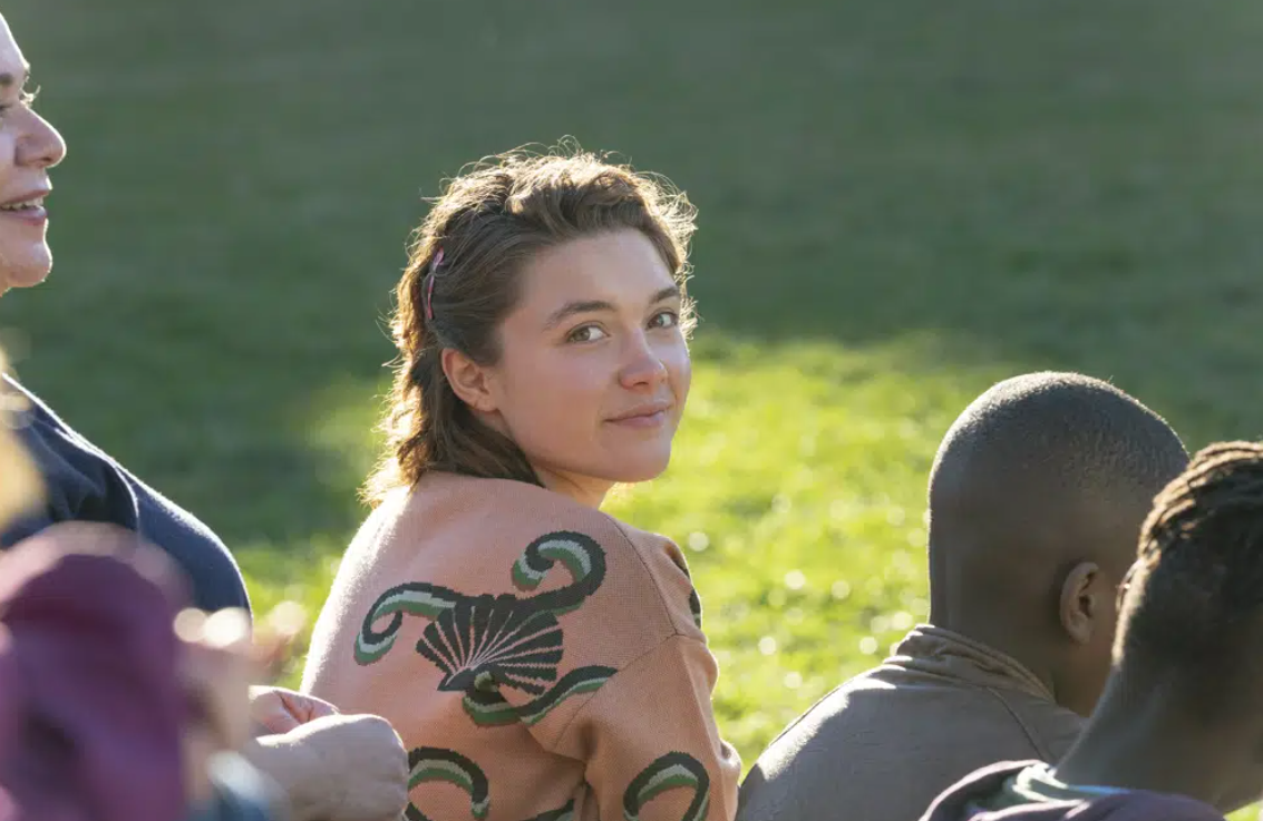 This image released by Metro Goldwyn Mayer Pictures shows Florence Pugh in a scene from "A Good Person."