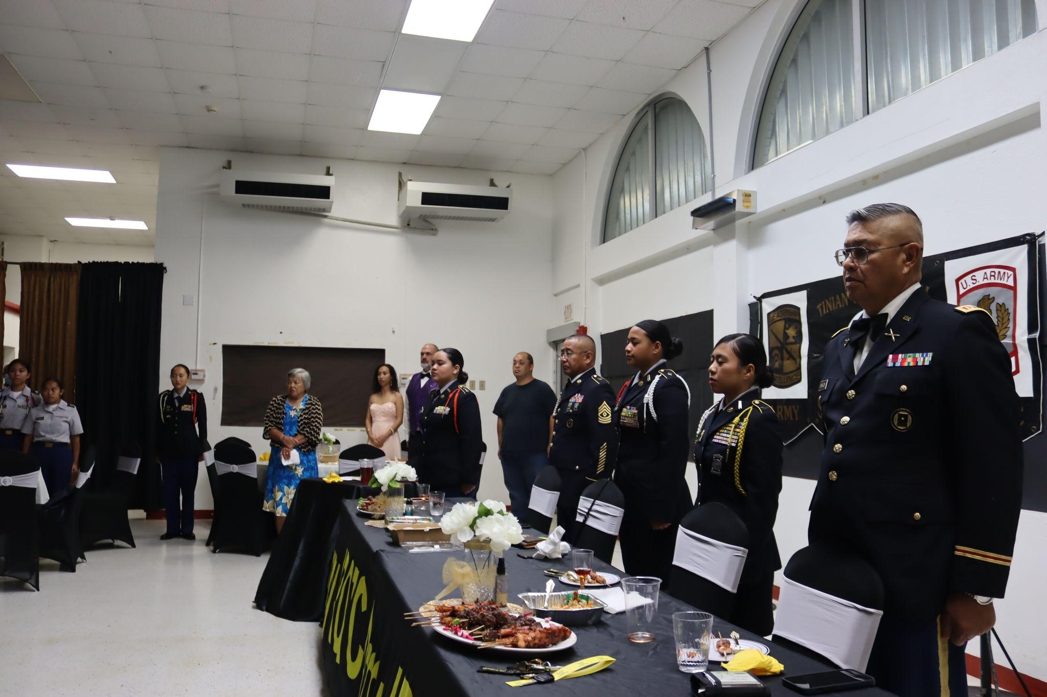 The board members are about to dine in.