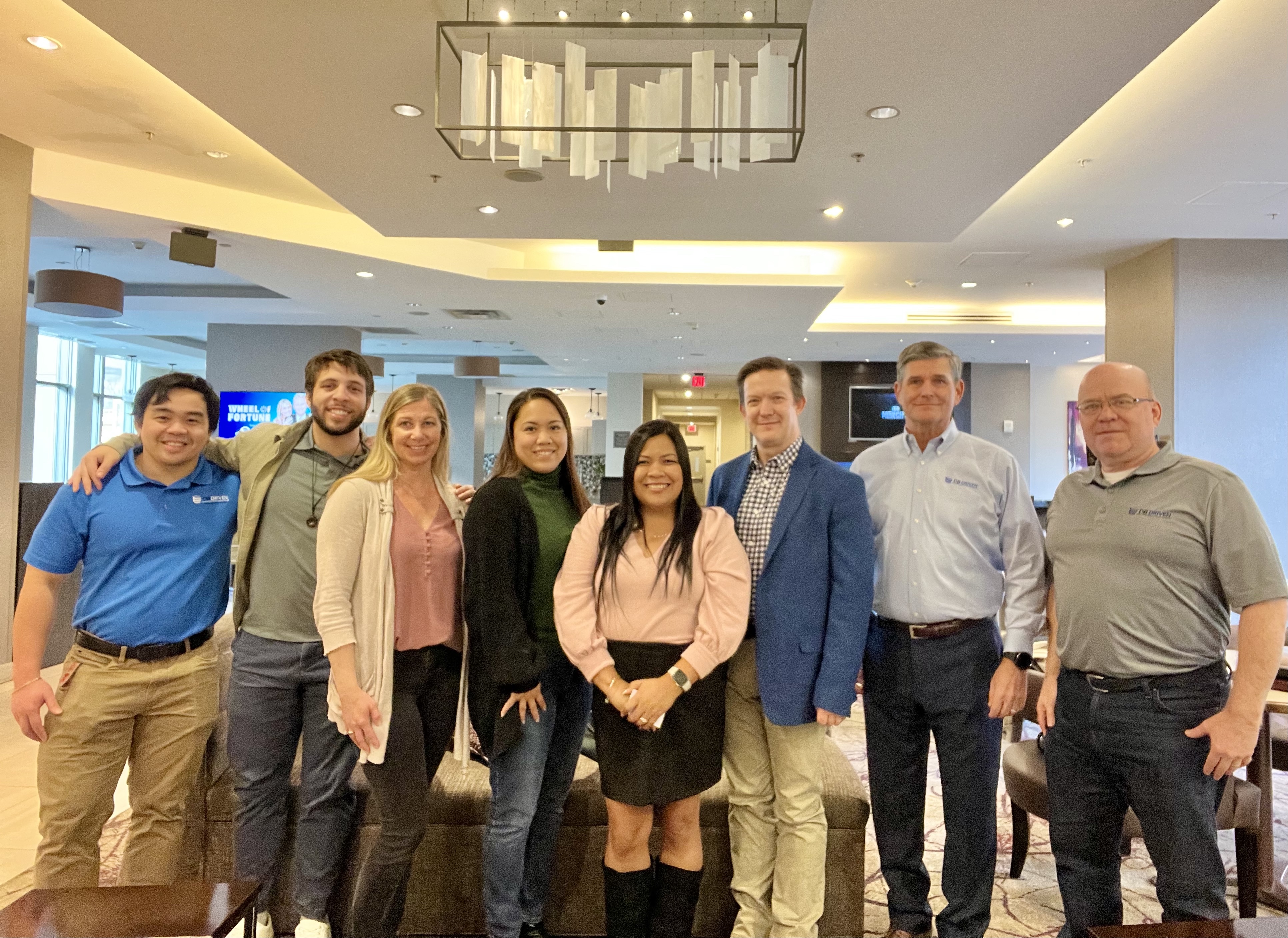 The CNMI PSS-SLDS Team of Program Director Annette Pladevega-Sablan and Technical Manager Jeaniffer Cubangbang with a team from DBDriven, a Virginia-based next generation and information warehouse that  developed PSS-SLDS' data warehouse.