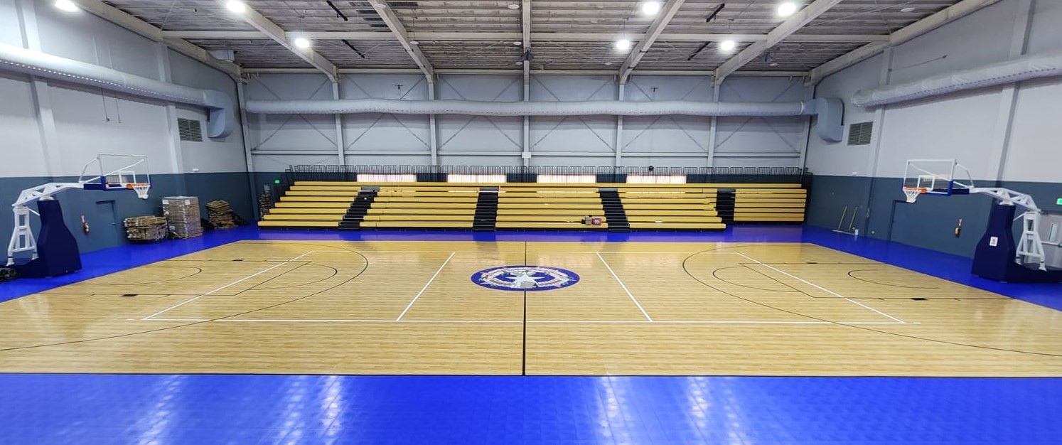 The new look of the renovated Ada gym.