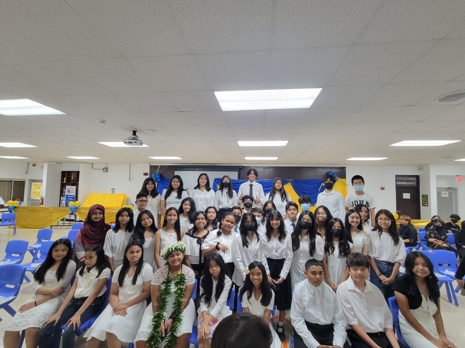 The School Year 2022-2023 Hopwood Middle School Honor Society inductees.