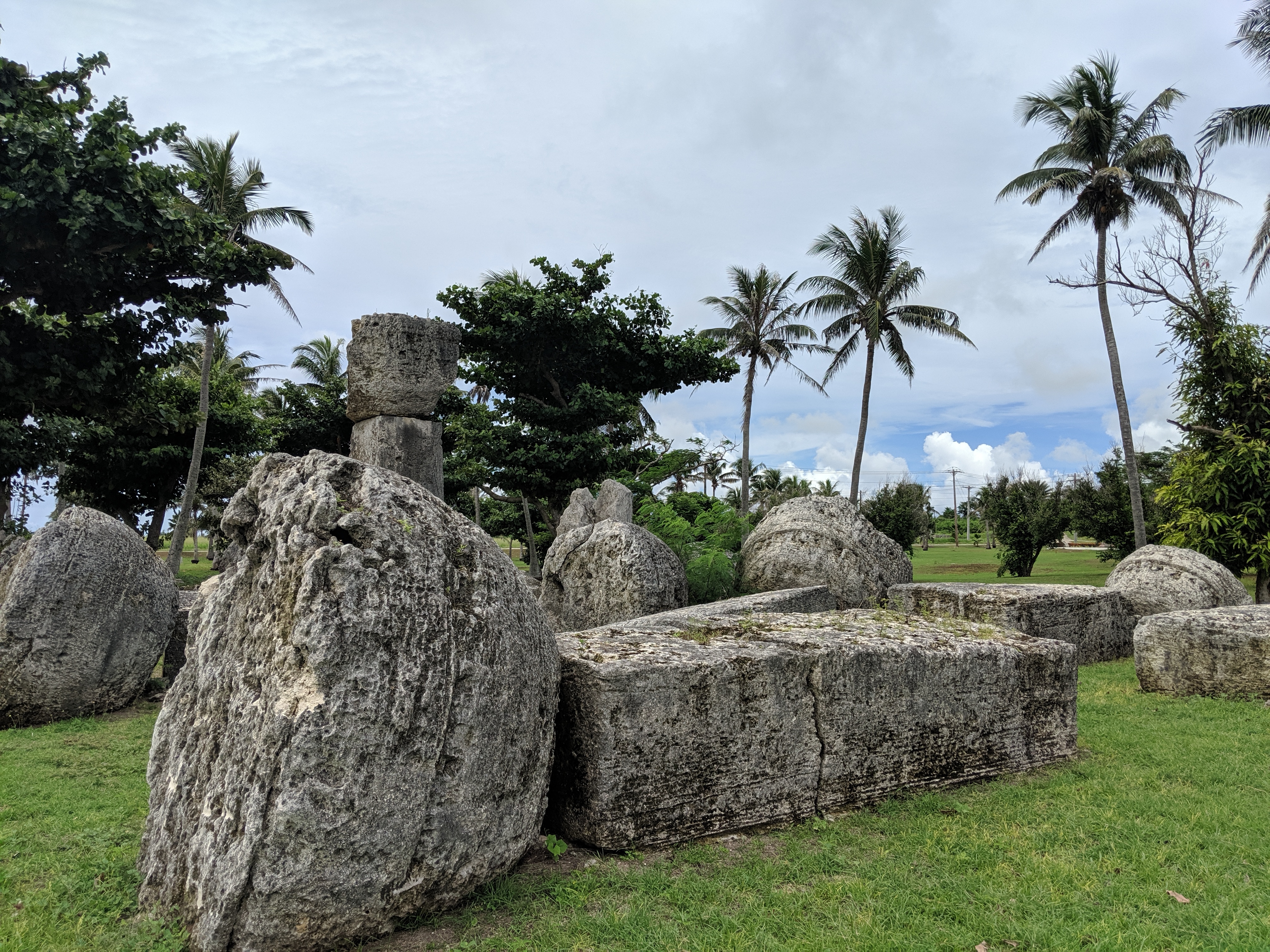 The House of Taga ruins on Tinian in 2013.