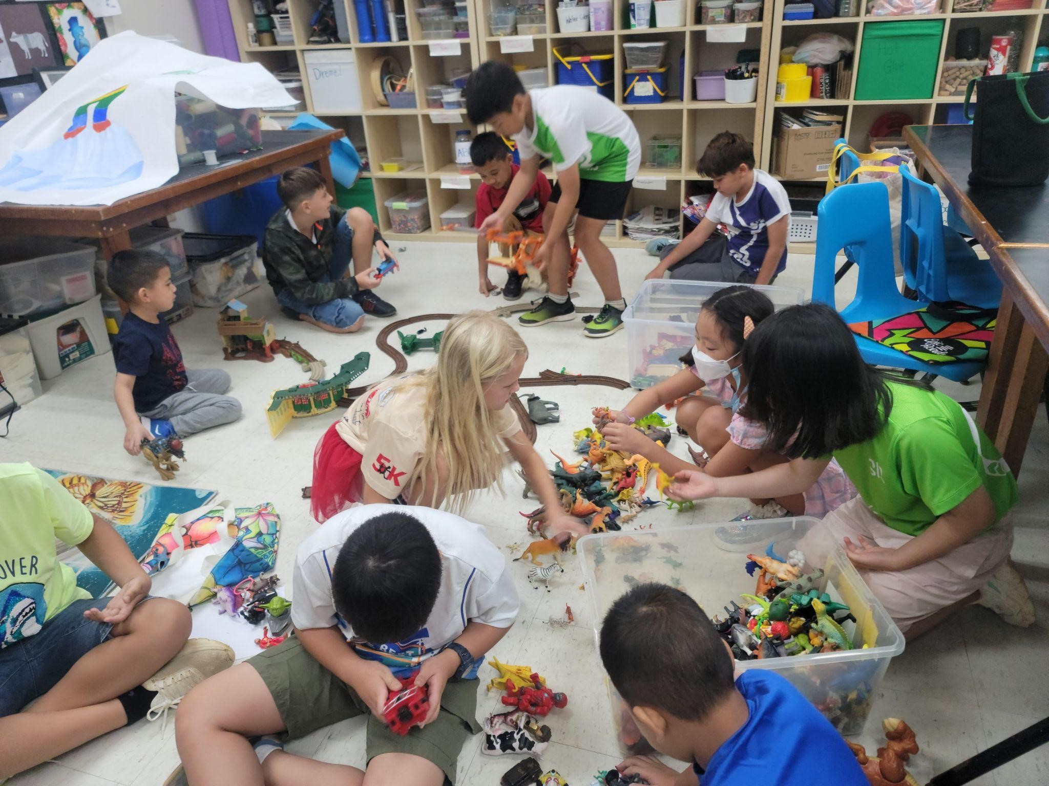 On Makerspace/Art Studio days, Saipan International School students apply the art skills and techniques they have learned to create their own art.