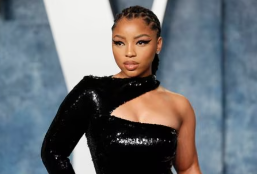 Chloe Bailey arrives at the Vanity Fair Oscar party after the 95th Academy Awards in Beverly Hills, California, March 12, 2023.