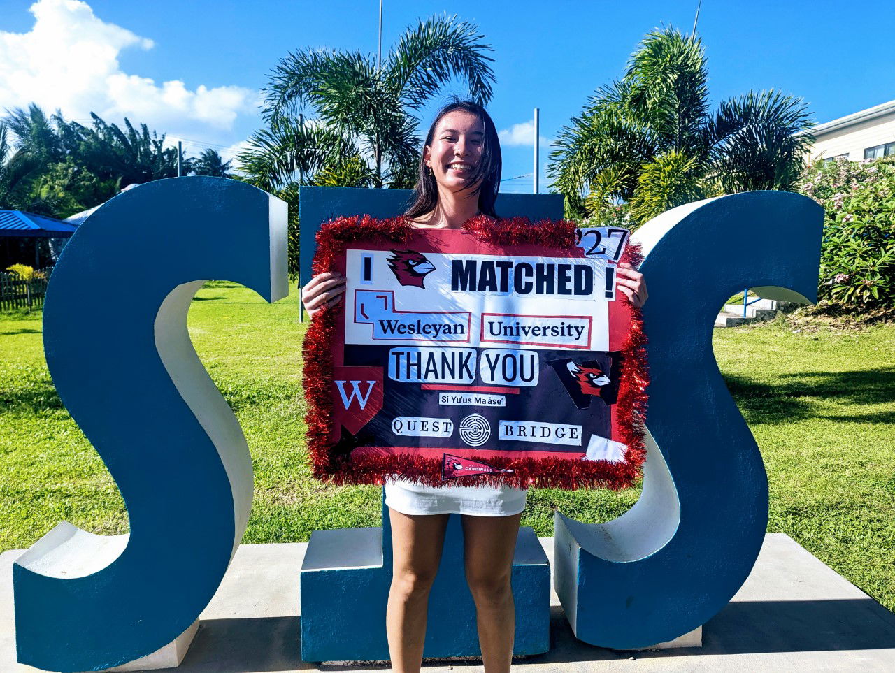 Saipan International School senior Tiana Cabrera