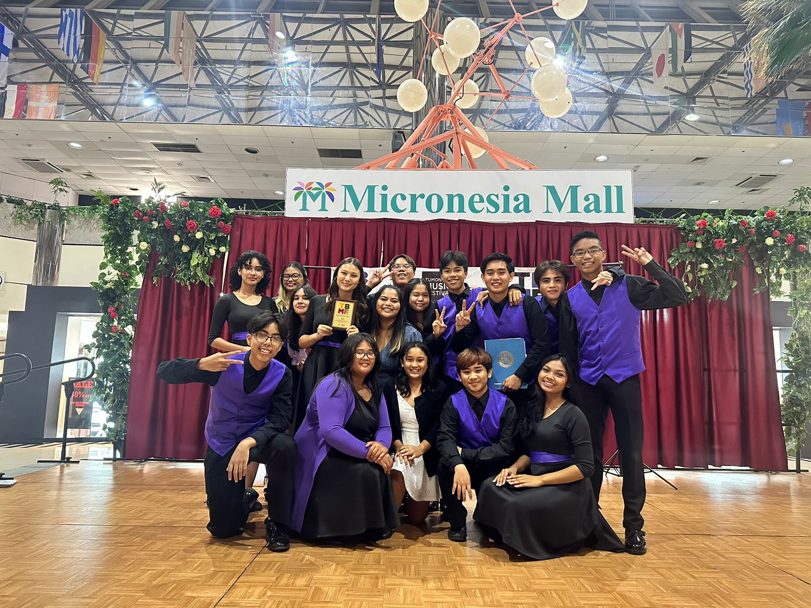 The Marianas High School Rhythm & Harmony Glee Club at the Tumon Bay Music Festival on Guam in March 2023.