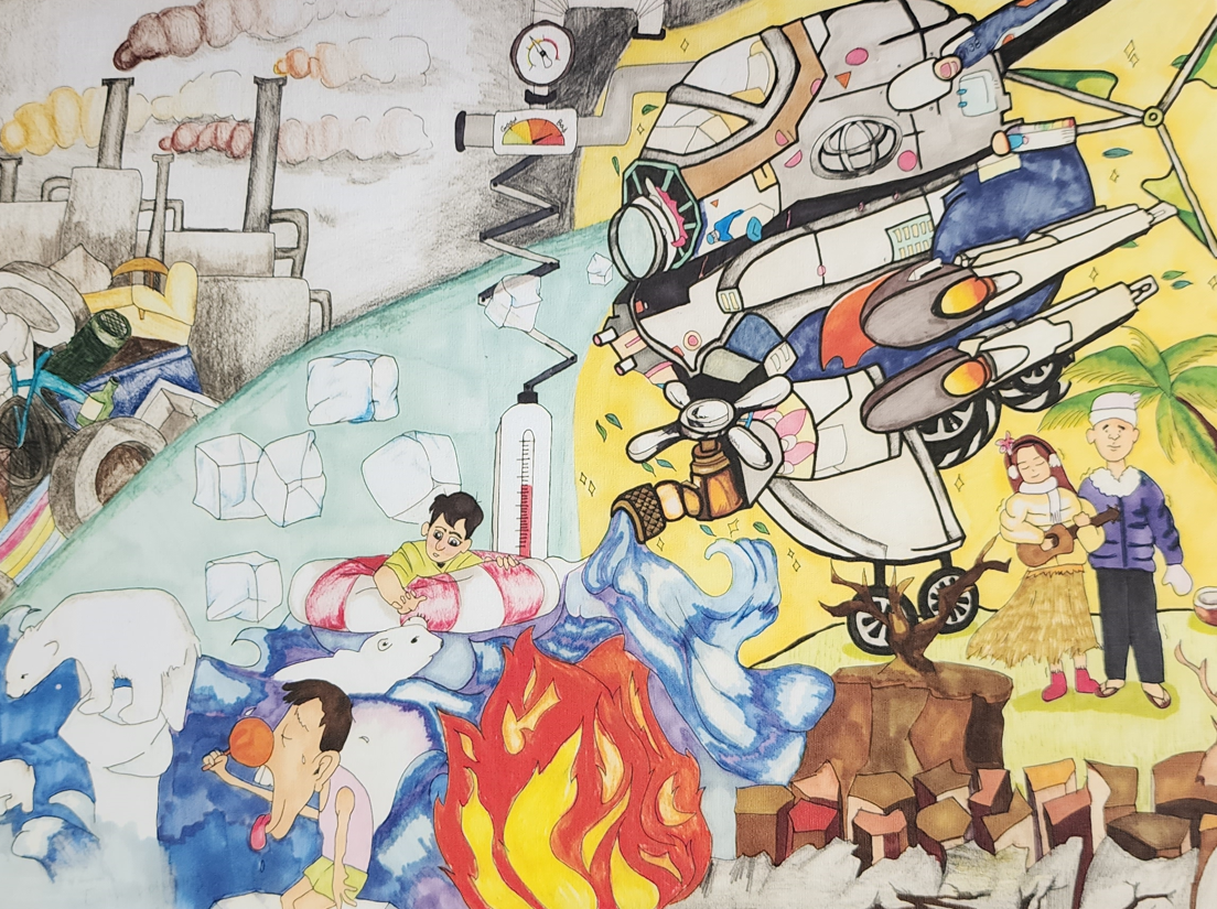 The winning artwork of Eunho Park.