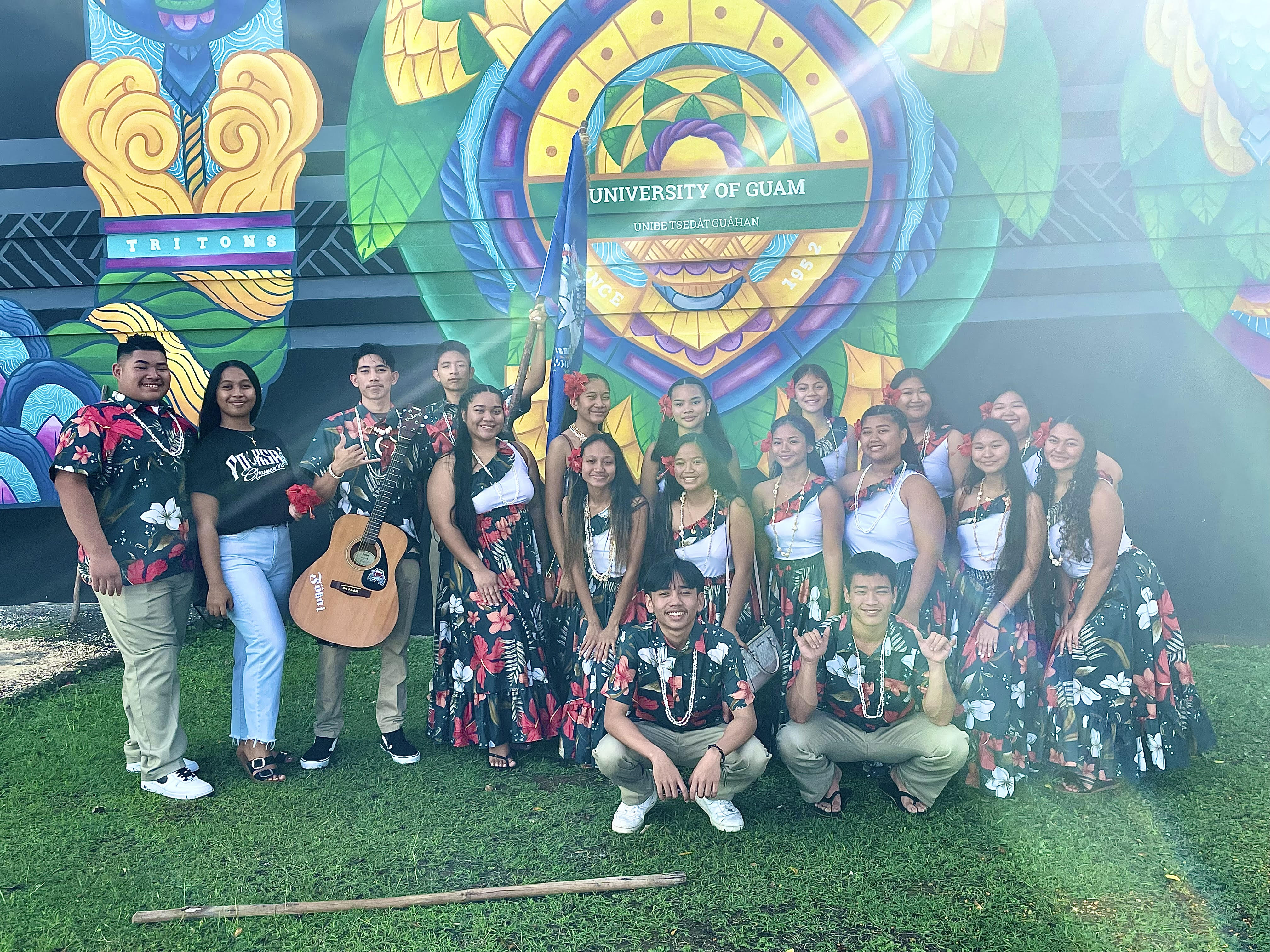 Marianas High School delegates at the UOG Field House.