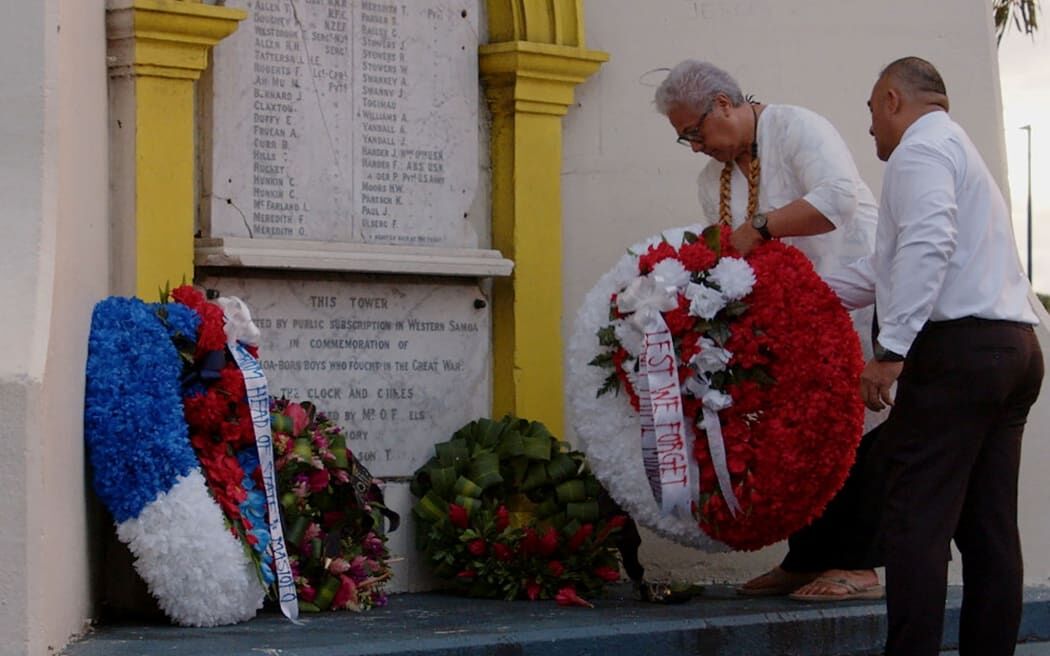 Samoa PM pays tribute to fallen soldiers on ANZAC Day