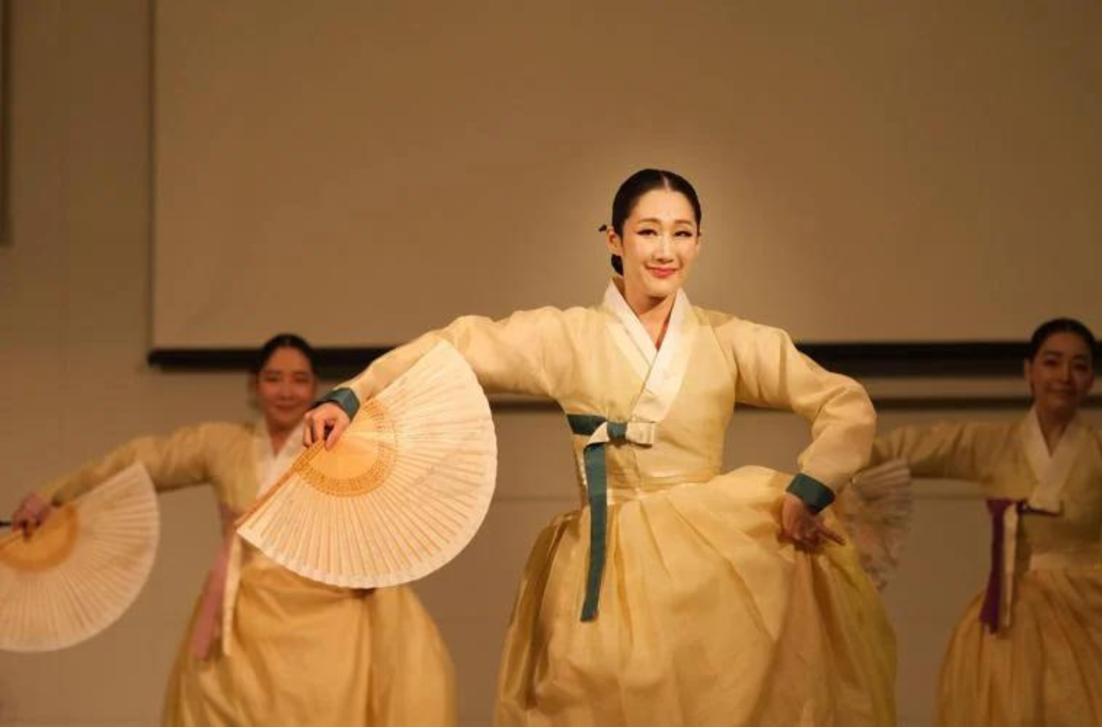 Performers with South Korea's Ryu Dance Company are featured in a special assembly for students at Harvest Christian Academy on Friday morning, April 28, 2023. The Ryu Dance Company is one of several featured performers in the ongoing Mariana Islands International Dance and Art Festival, a free event taking place in several parts of the island this weekend.   