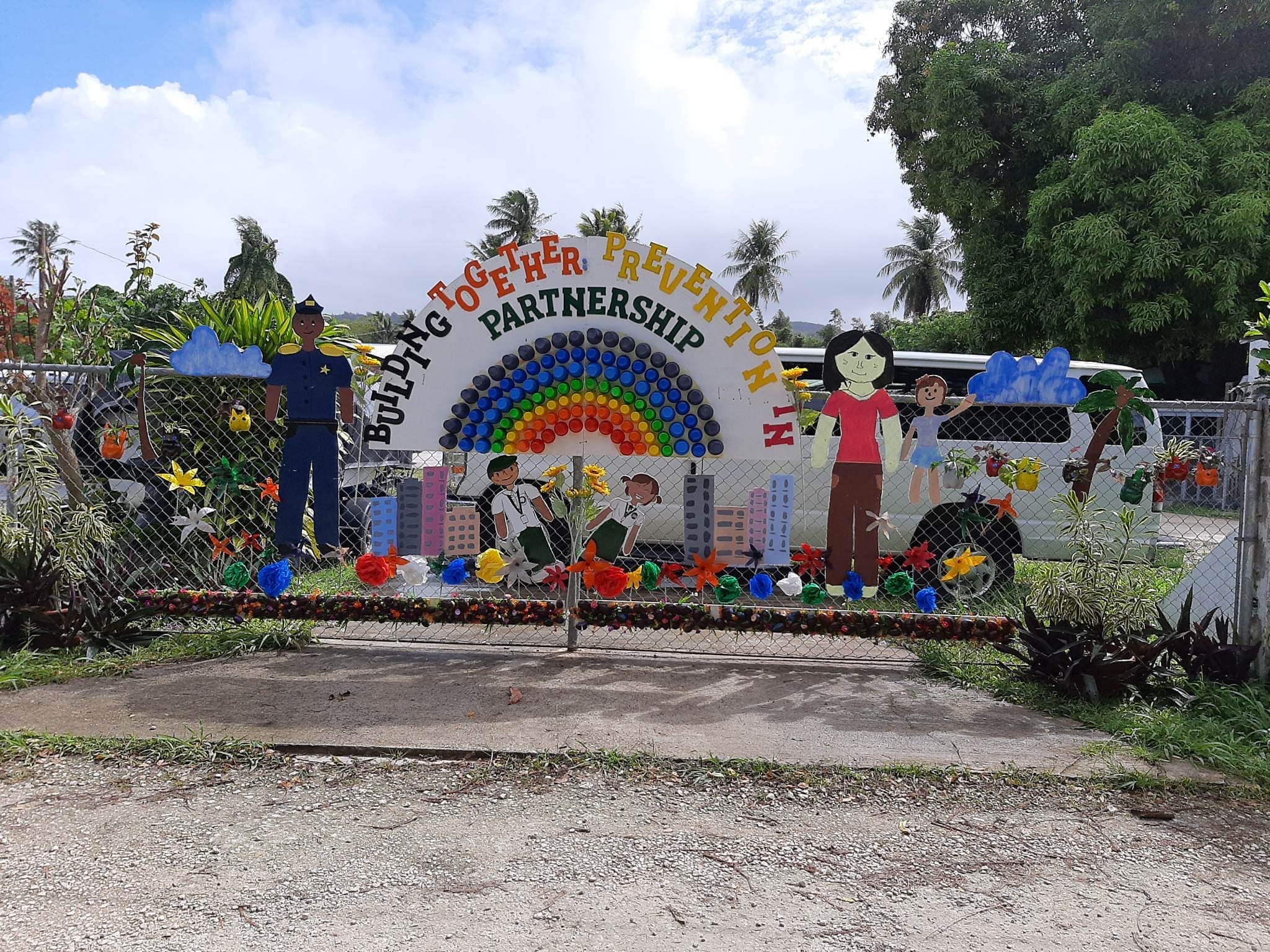 The decorated GMS gate.