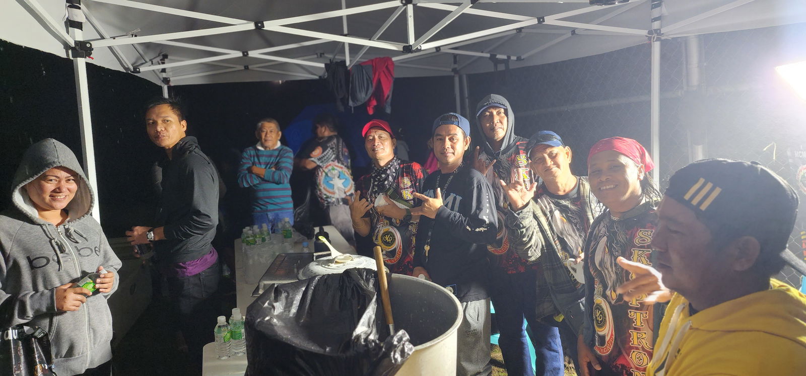 AKRHO members are happy to provide free food and refreshments to the Good Friday devotees on Mount Tapochao.