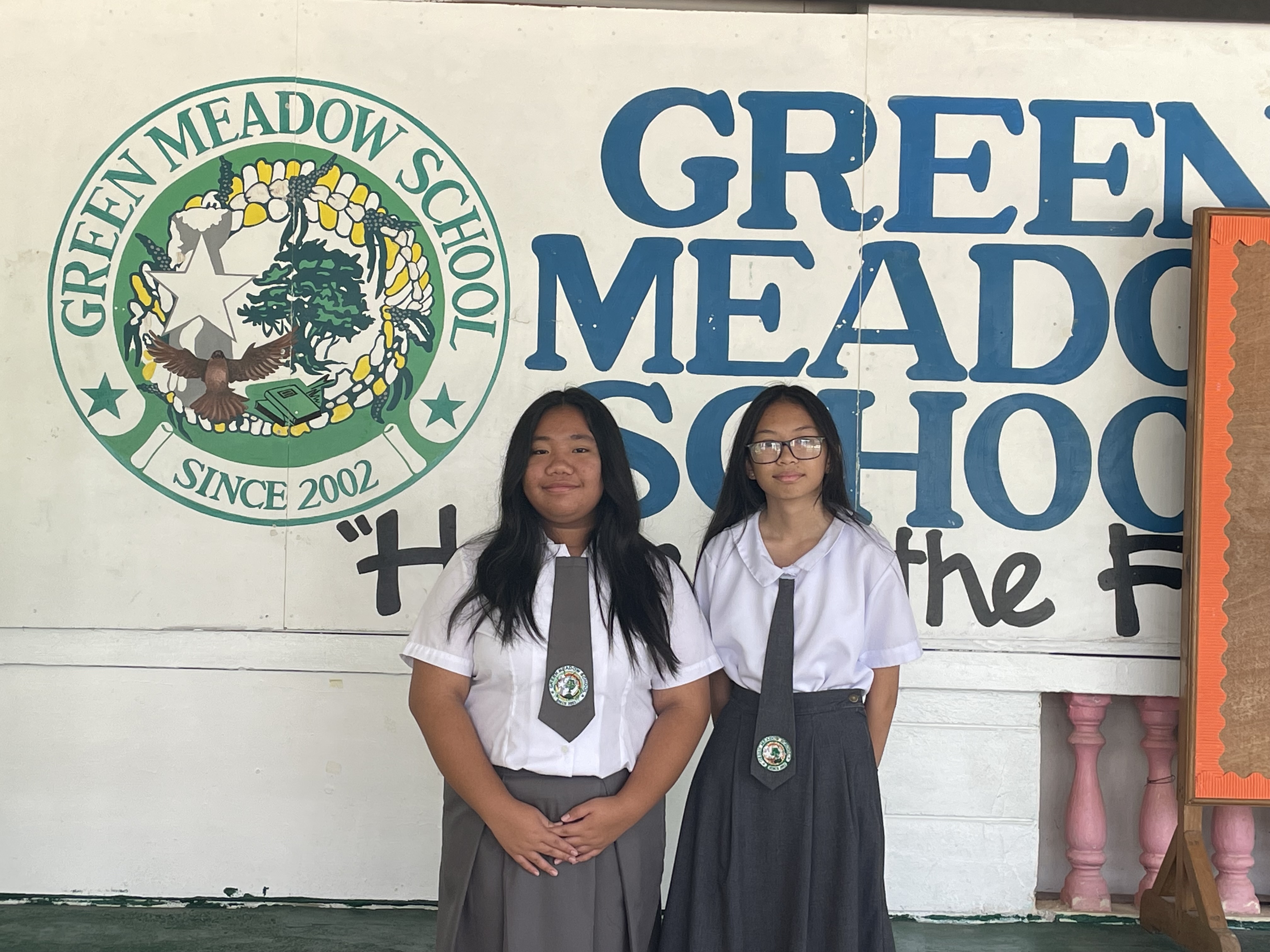 Duet acting team Isabella Marie Mallari, left, and Nelisa Nicole Acaba received a Superior Rank —the highest rank a competitor can get — in the Regional Junior International Thespian  competition.