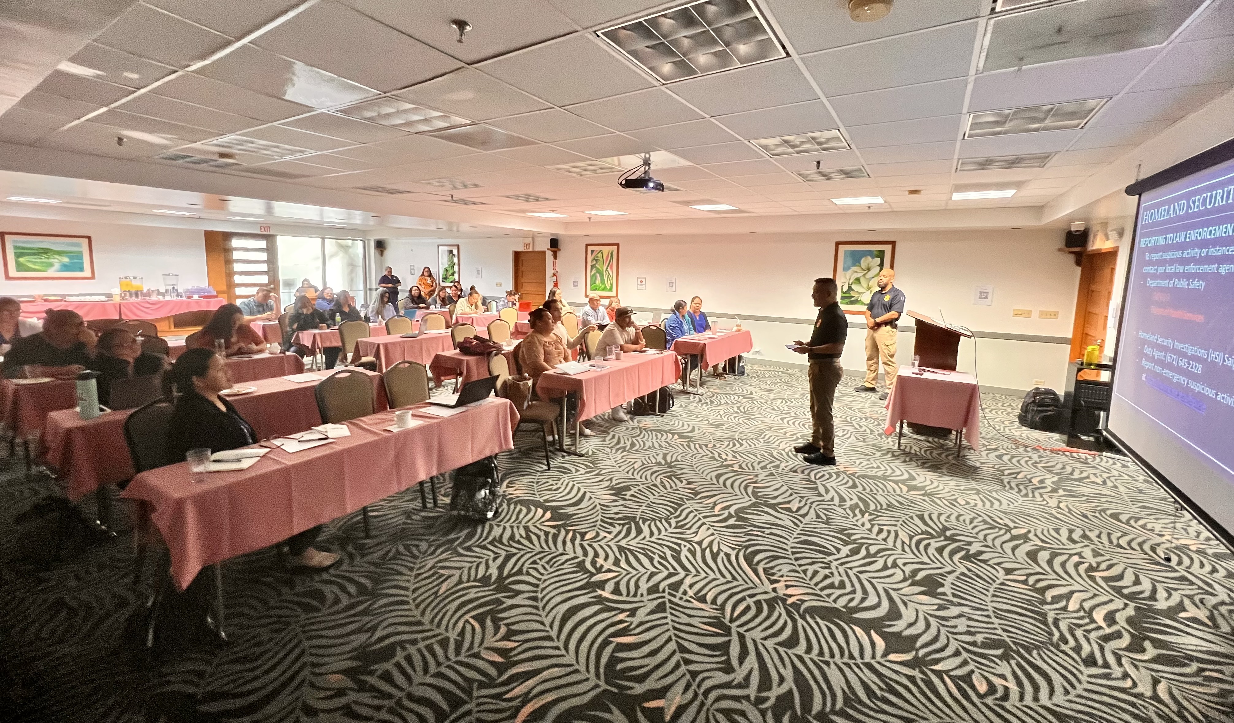 U.S. Homeland Security Special Agents Frederic Jonas and Richard Flores talk about "Child Exploitation and Online Safety.”