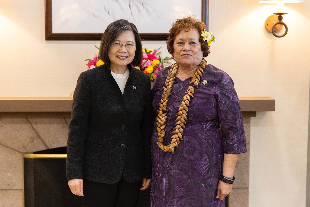 President Tsai and Congresswoman Amata.