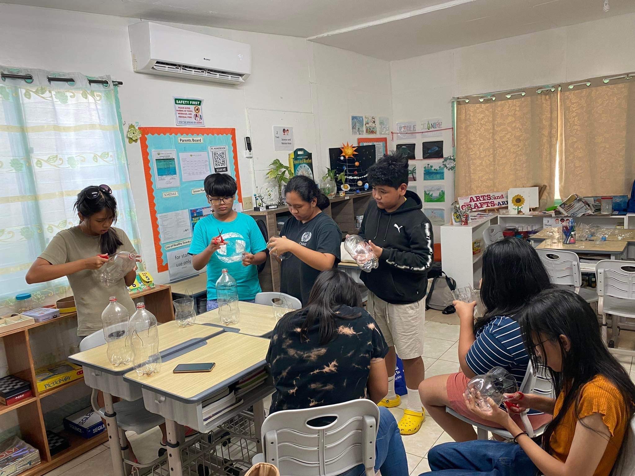 GMS Student Council officers in action.