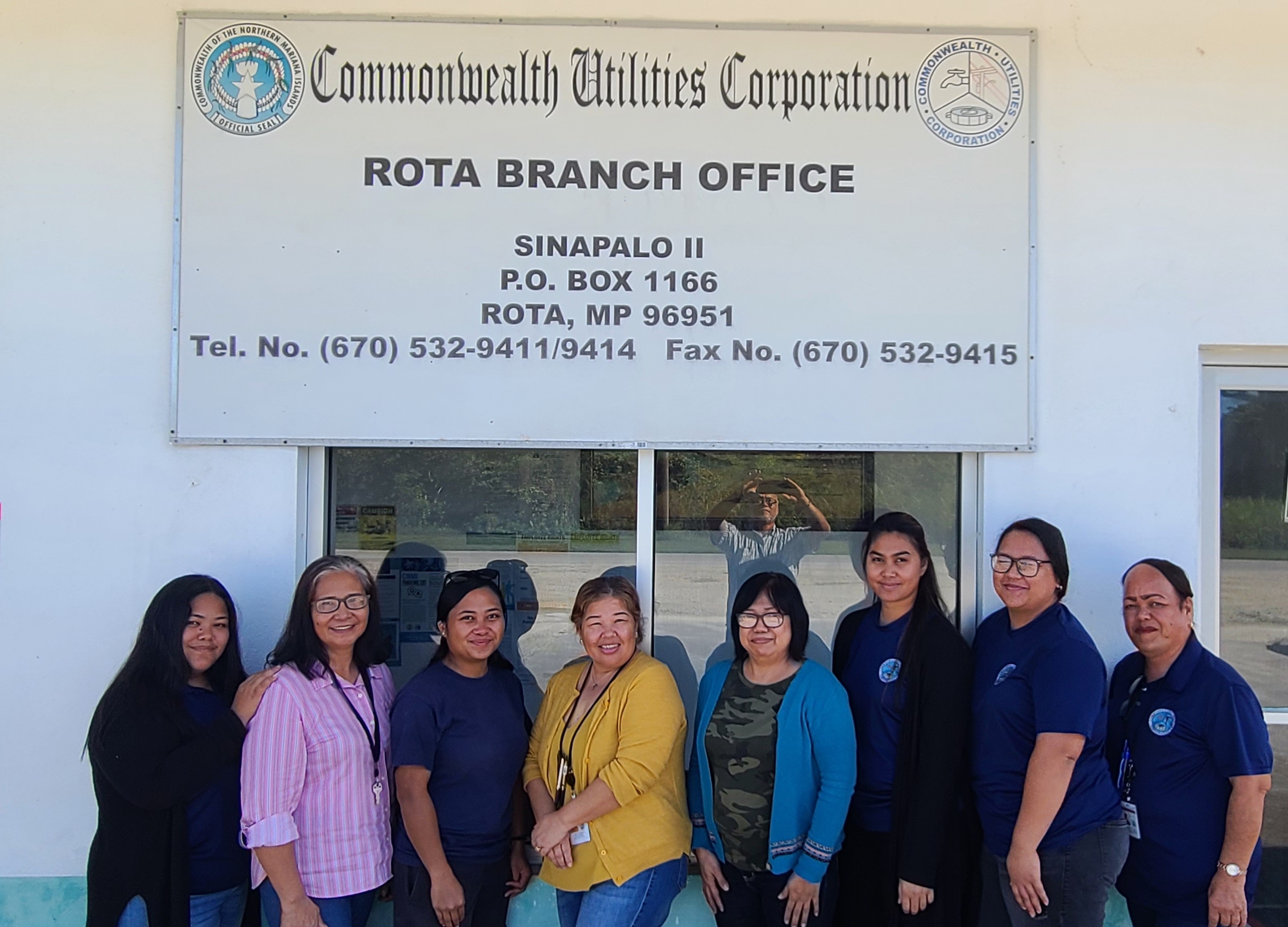 The Commonwealth Utilities Corporation’s female employees on Rota.