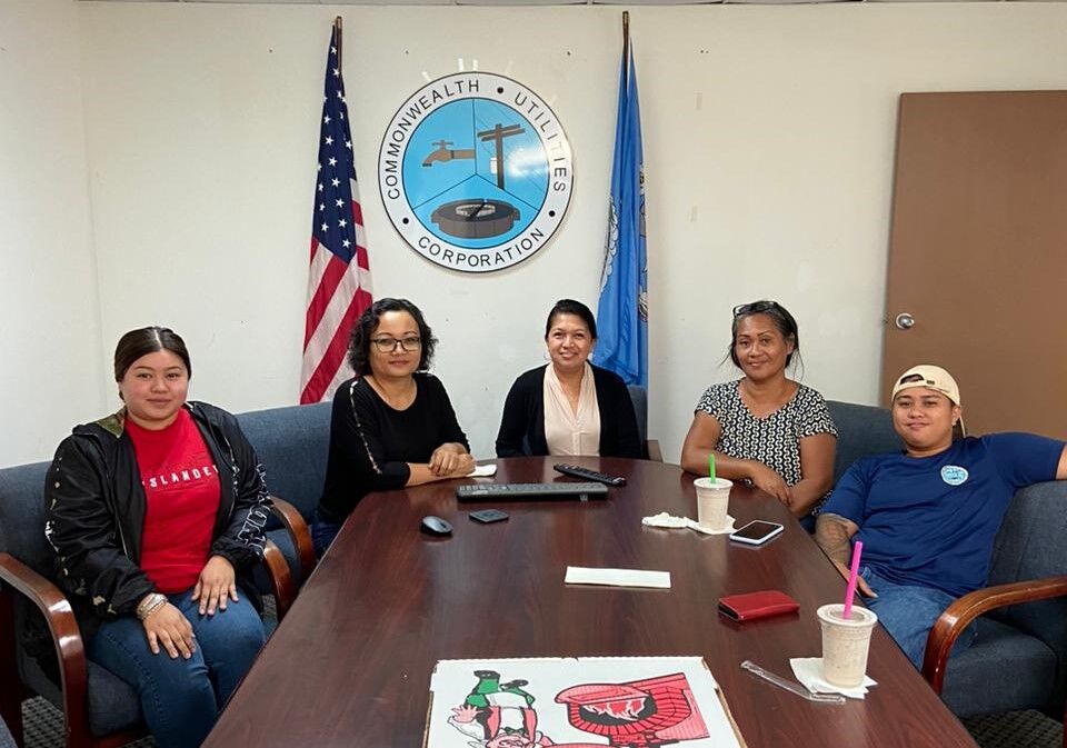 The Commonwealth Utilities Corporation’s female employees on Tinian.