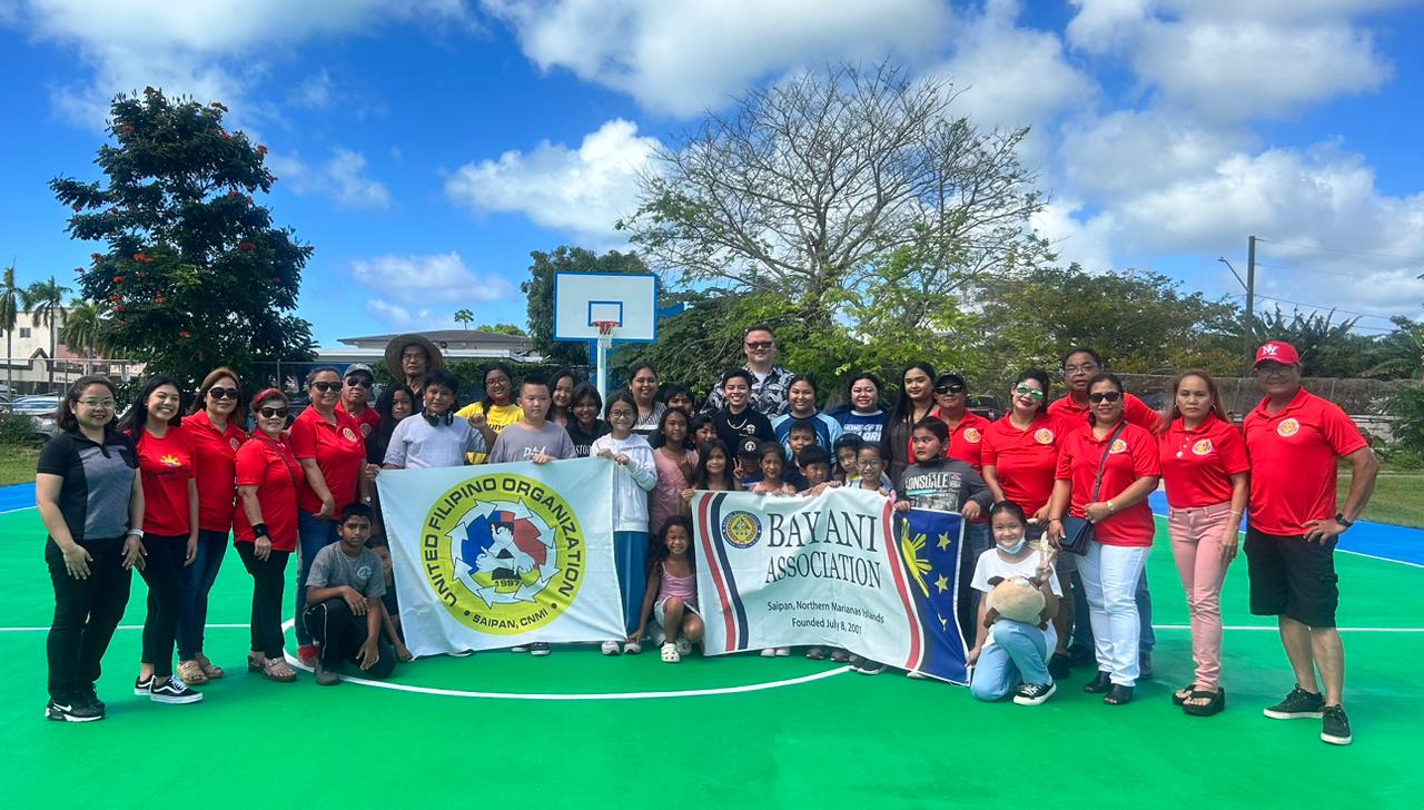 The Bayani Association has completed the restoration and rehabilitation of the Garapan Elementary School playground.