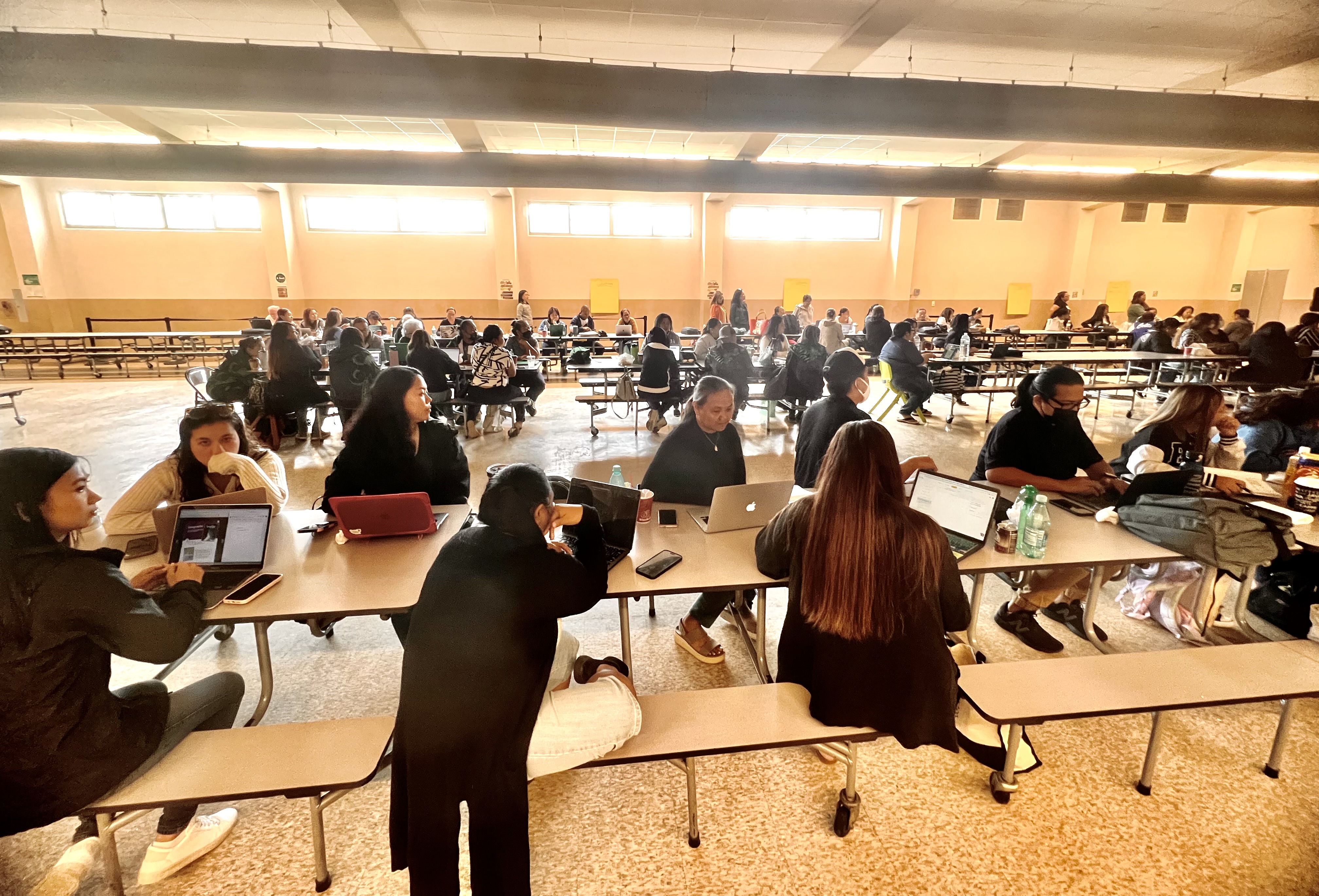 Classroom teachers participate in a professional development session.