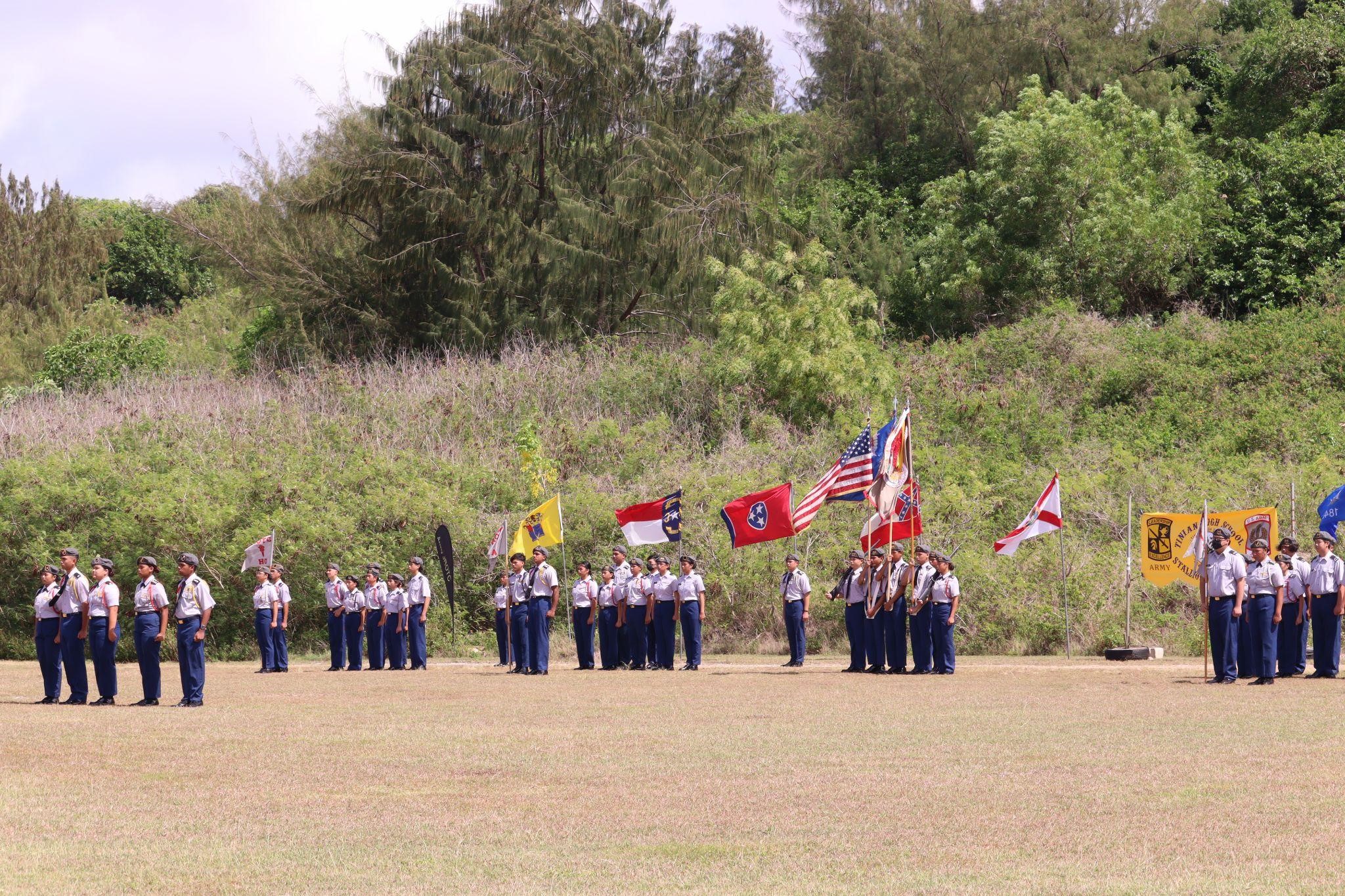 The Tinian JROTC Stallion Battalion held its change of command ceremony on May 1, 2023.