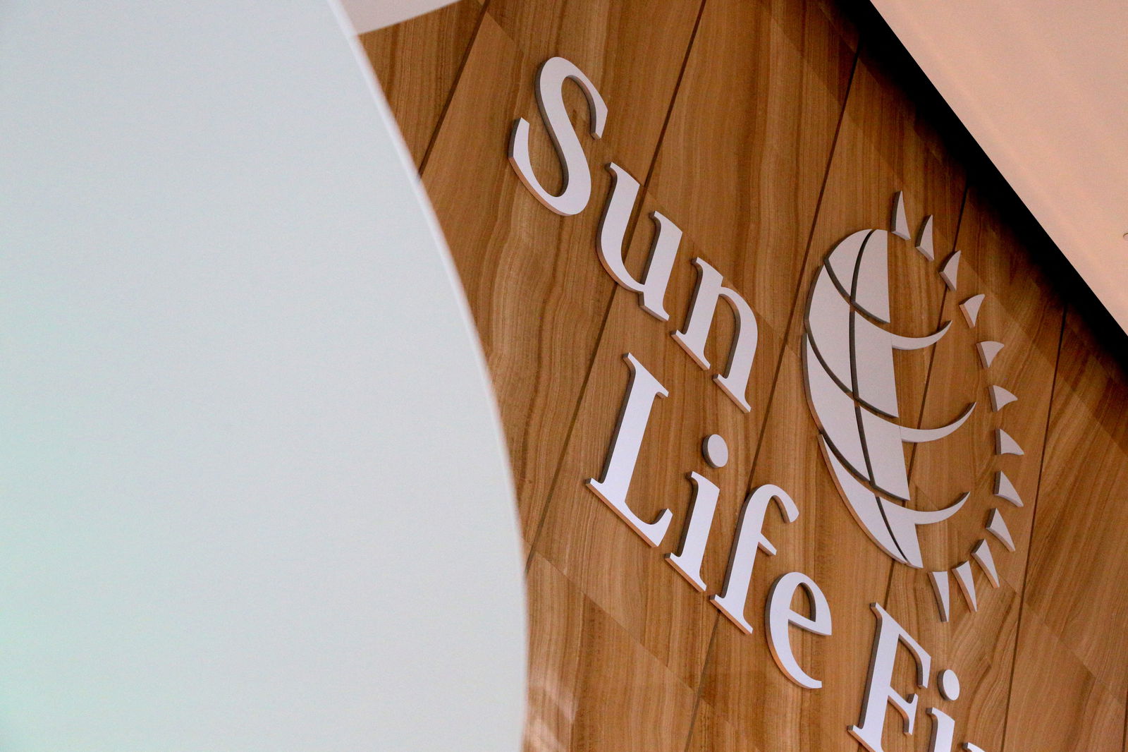 FILE PHOTO: The Sun Life Financial logo is seen at their corporate headquarters of One York Street in Toronto, Ontario, Canada, February 11, 2019. REUTERS/Chris Helgren/File Photo