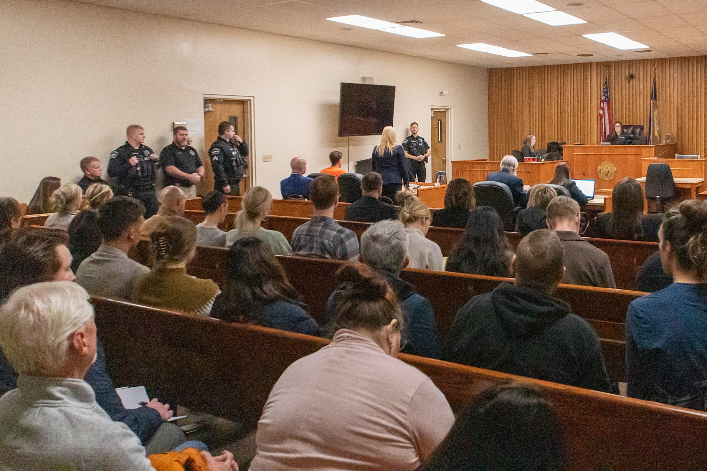 Public defender Anne Taylor speaks during a status hearing for Bryan Kohberger, who is accused of killing four University of Idaho students in November 2022, at Latah County District Court in Moscow, Idaho, U.S., January 12, 2023. Kai Eiselein/Pool via REUTERS/File Photo