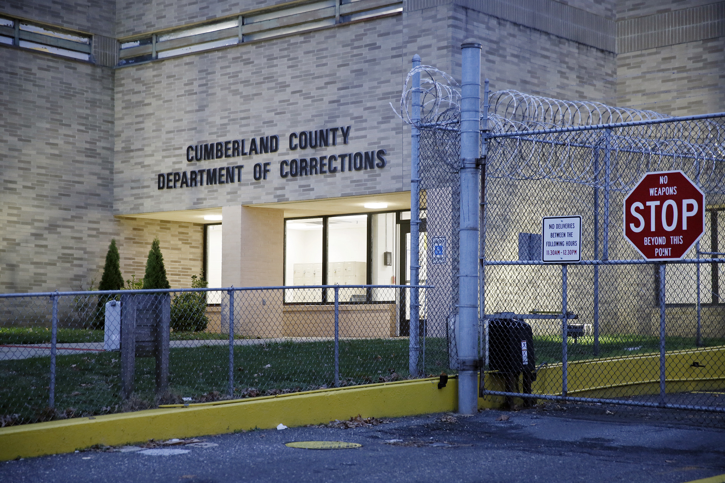 The Cumberland County Jail on Broad St. in Bridgeton on Dec. 4, 2020. The coronavirus (COVID19) has affected the inmate and employee population there.