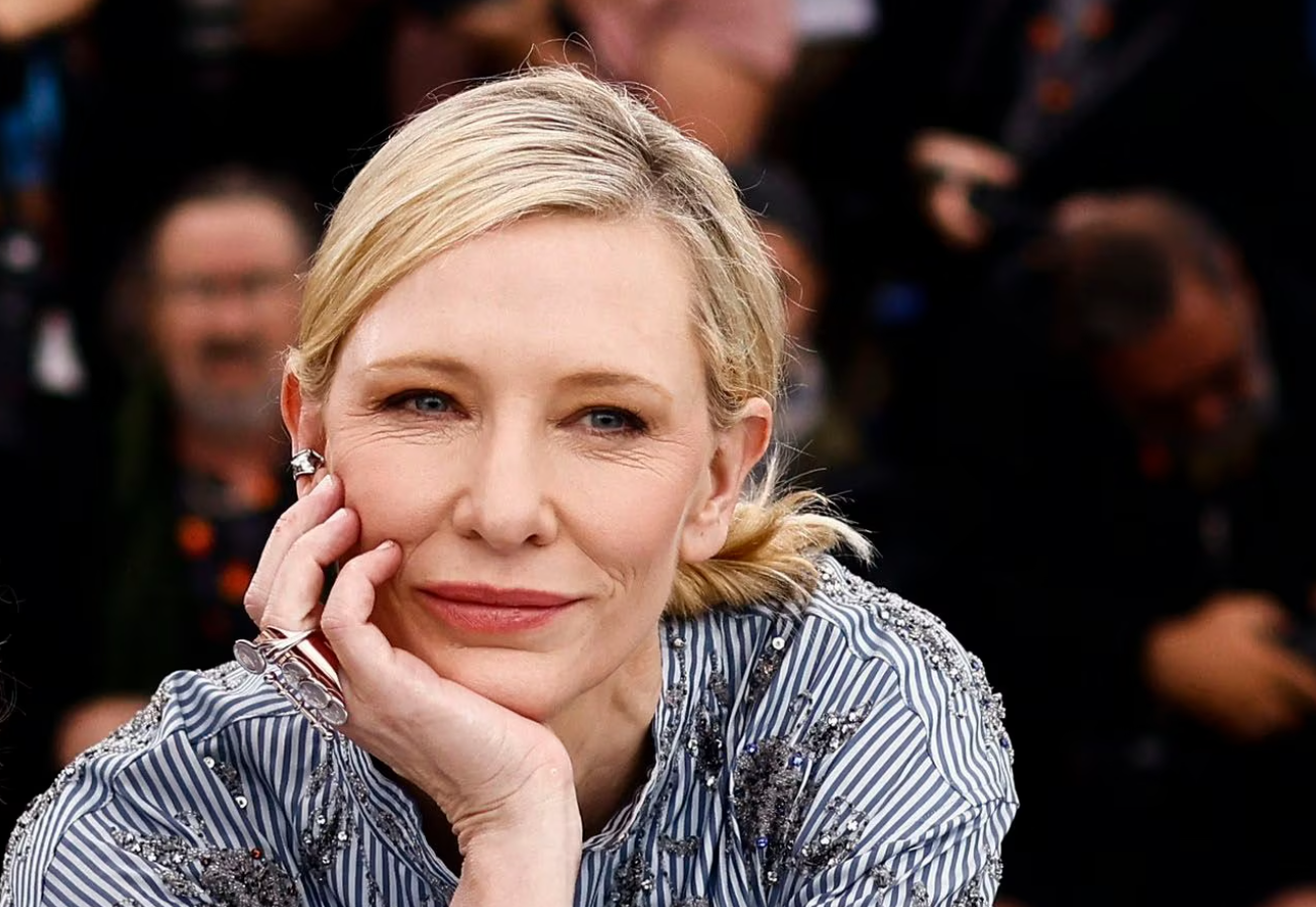 Cast member Cate Blanchett poses during a photocall for the film "The New Boy" at the 76th Cannes Film Festival in Cannes, France, May 19, 2023.
