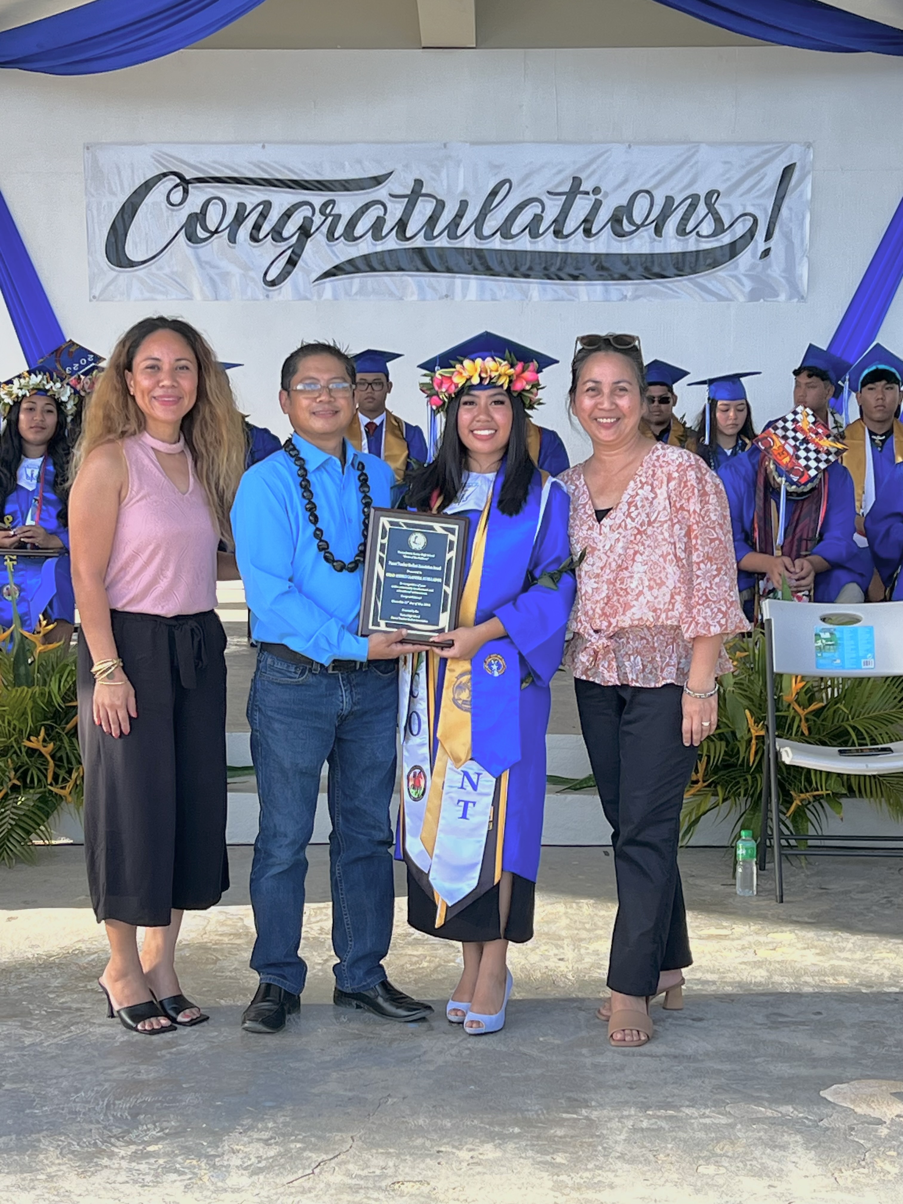 The PTSA Award recipient is Chad Andrei Llanora Acollador.