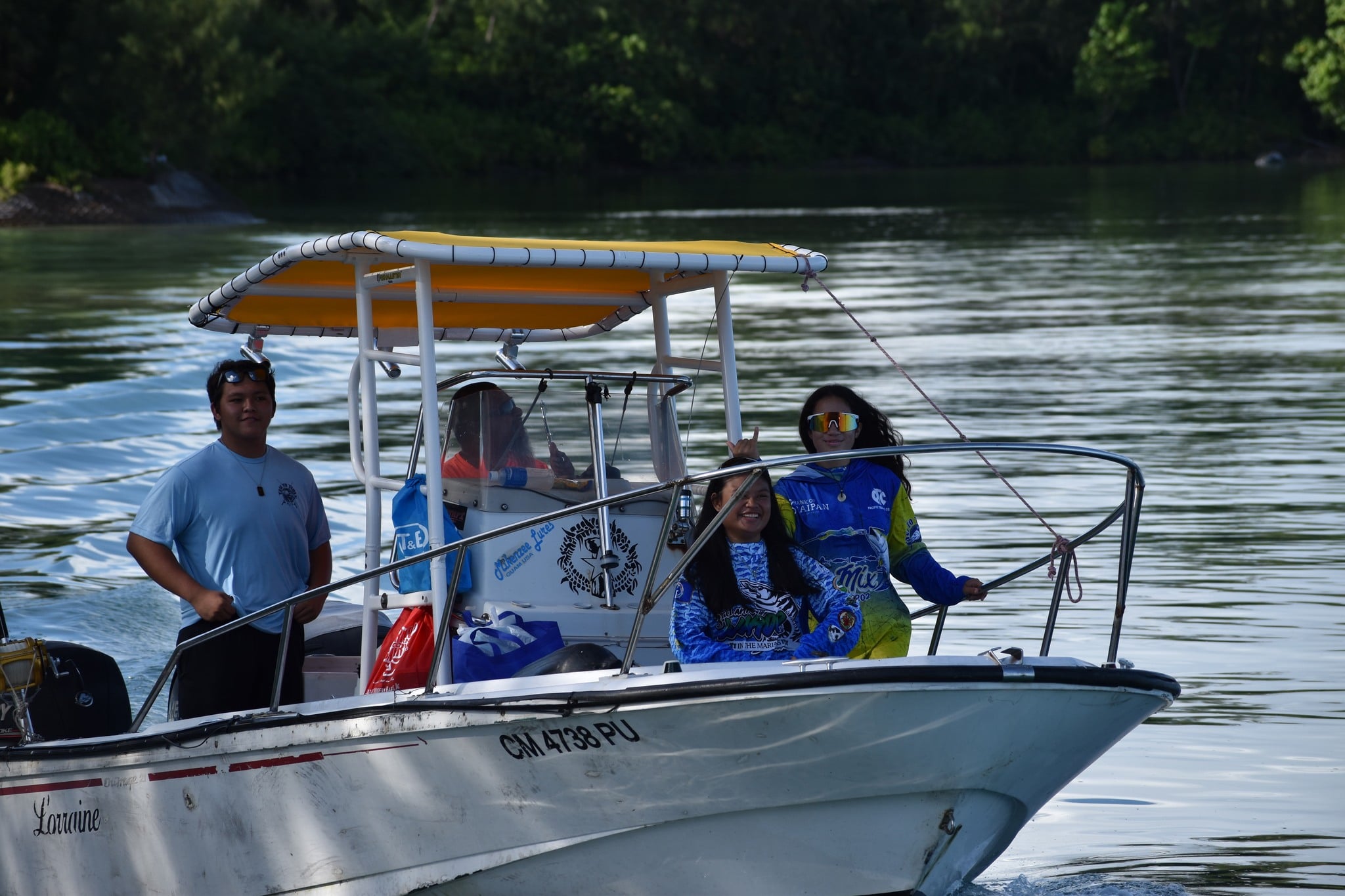 Captain Cecilio Raiukiulipiy and Tasi To Table students participate in last year's Student Mini Derby.