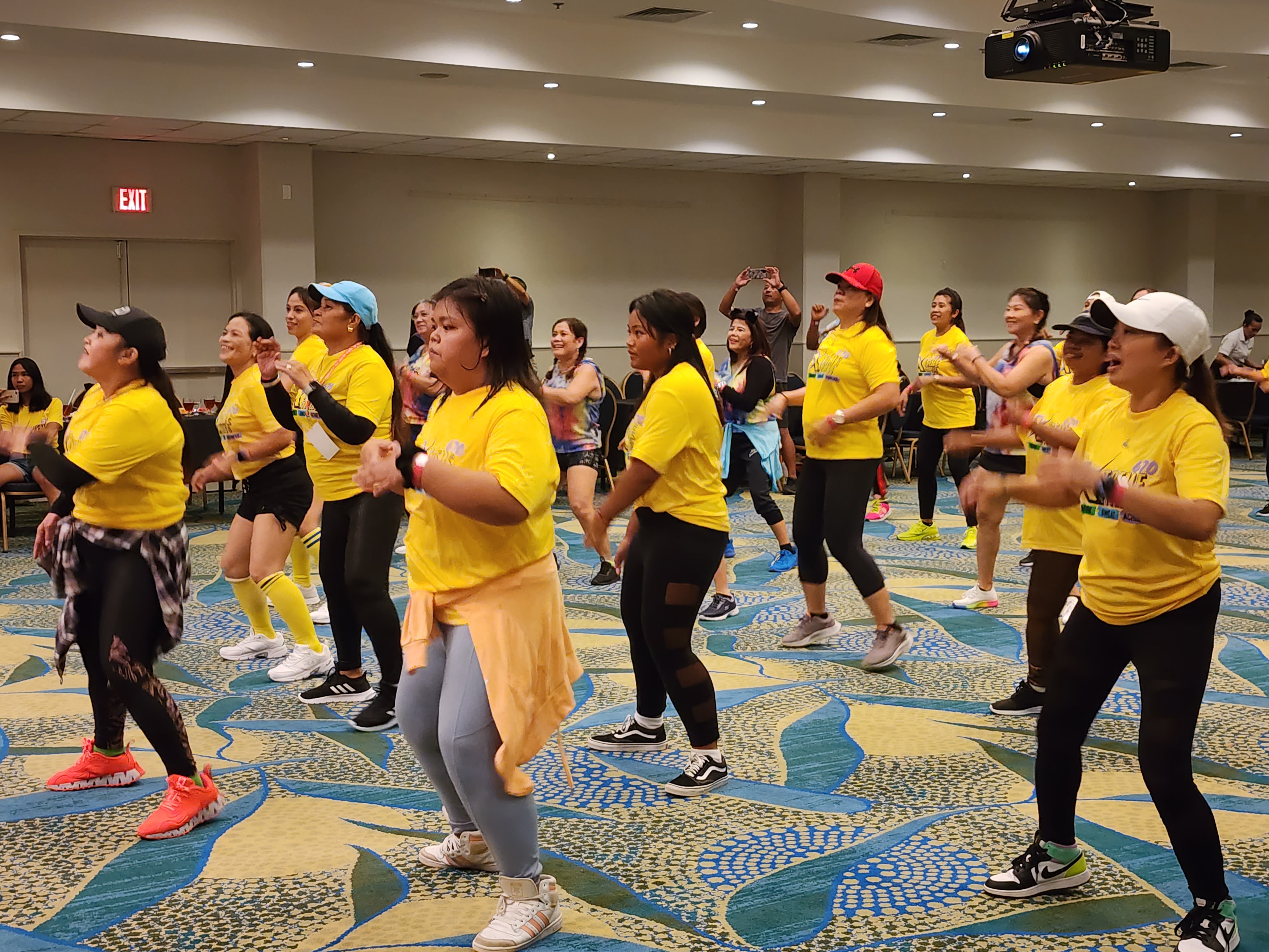 Xtreme Fitness670 members dance their hearts out during their Zumba party on Saturday at the Hibiscus Hall of Crowne Plaza.