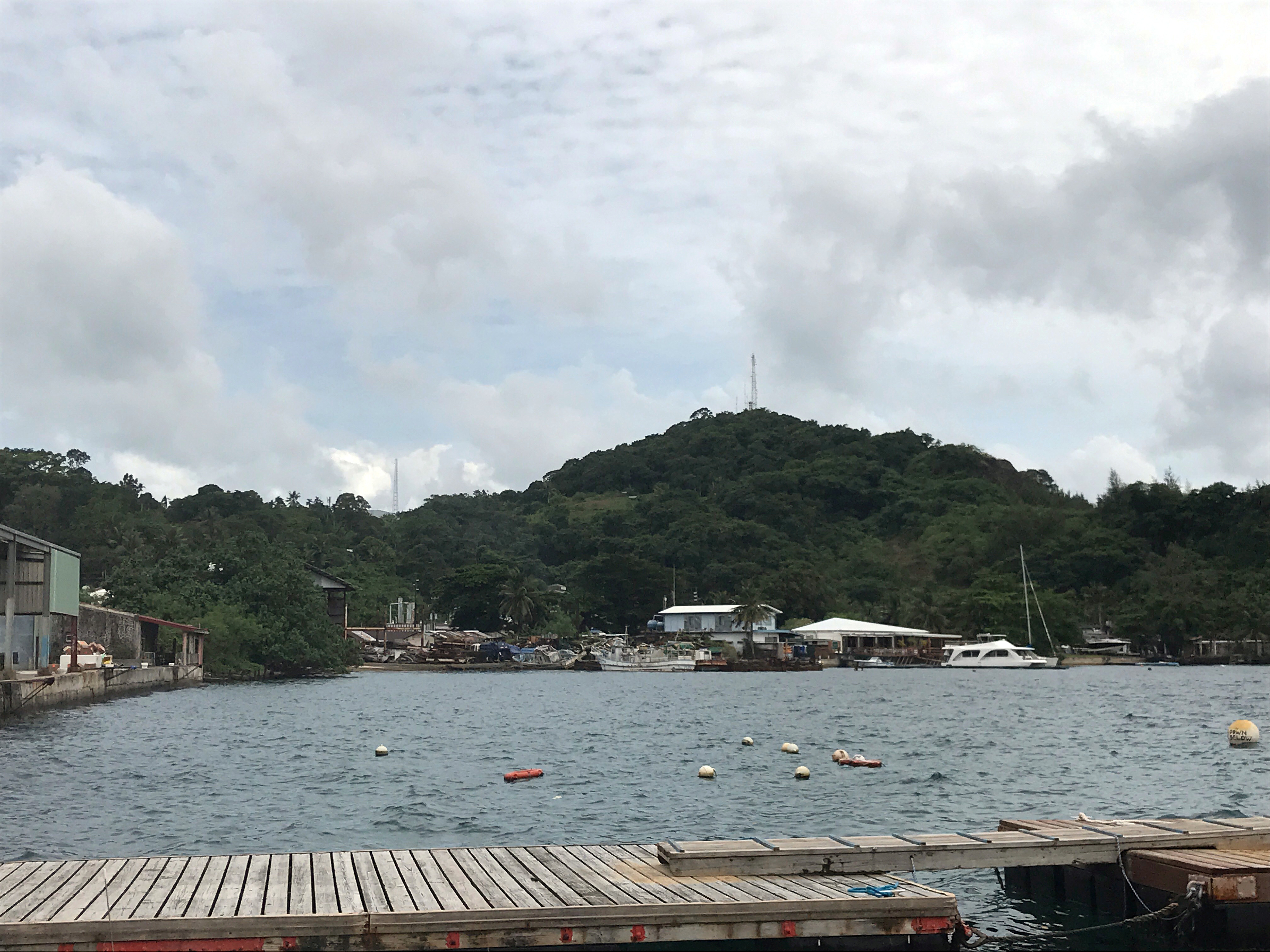 FILE PHOTO: A view of seaside in Koror, Palau August 5, 2018. Picture taken August 5, 2018. REUTERS/Farah Master