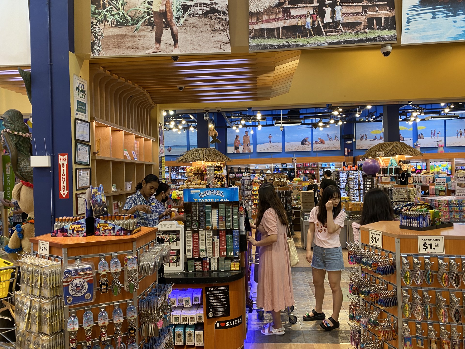 Nancy Oscar at work at I Love Saipan in Garapan on Tuesday.