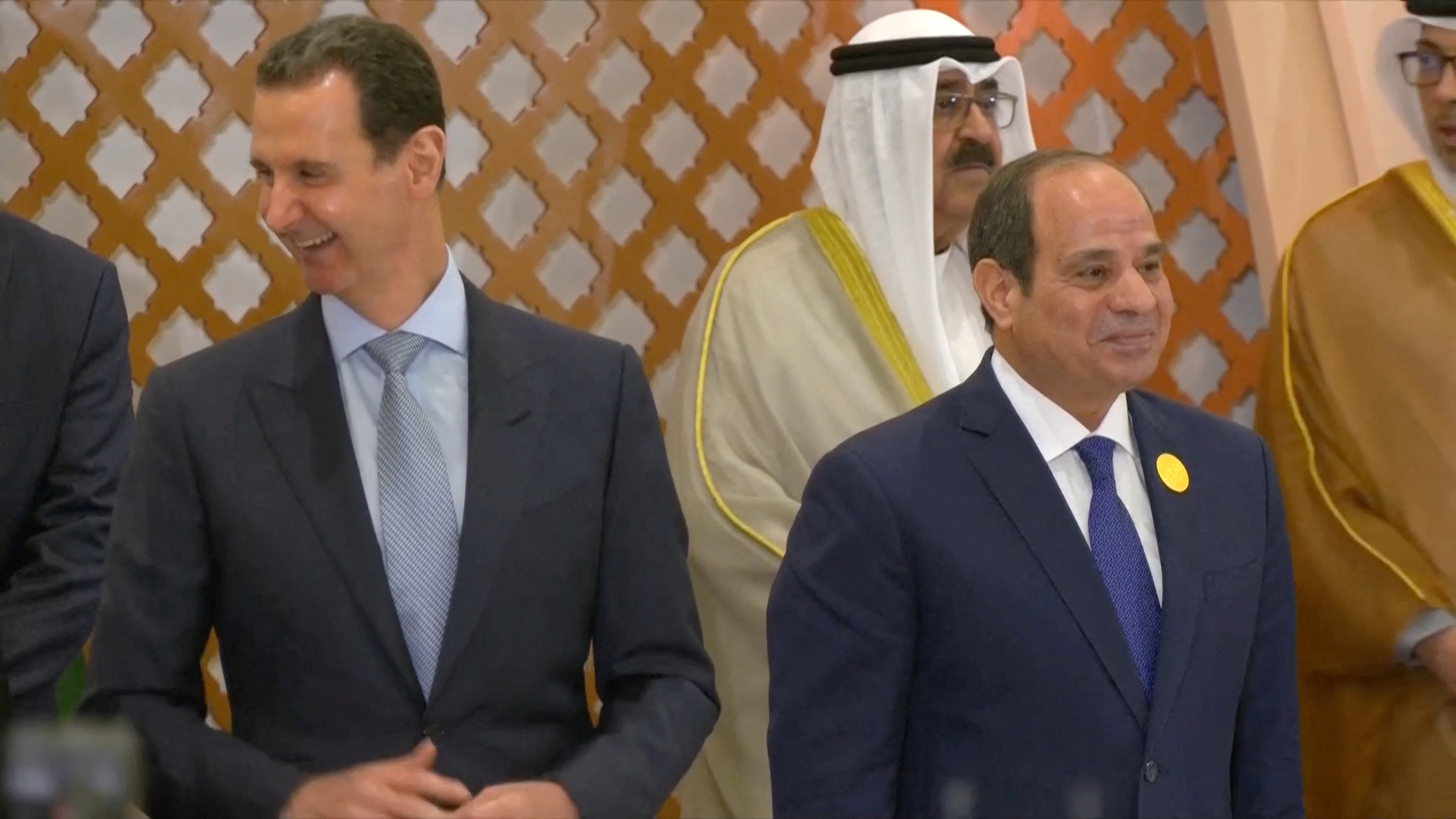 Syrian President Bashar al-Assad attends the Arab League summit, in Jeddah, Saudi Arabia May 19, 2023 in this screengrab from a video by Saudi TV/Handout via REUTERS