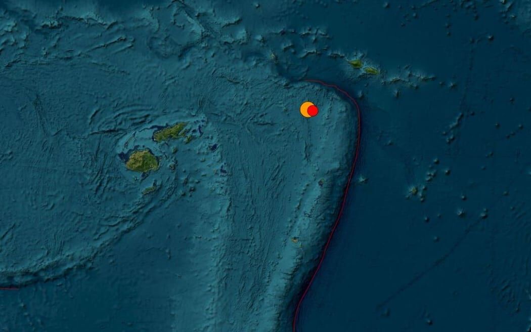 A magnitude 7.6 struck 95km from Hihifo, Tonga on Thursday, at a depth of 210km.