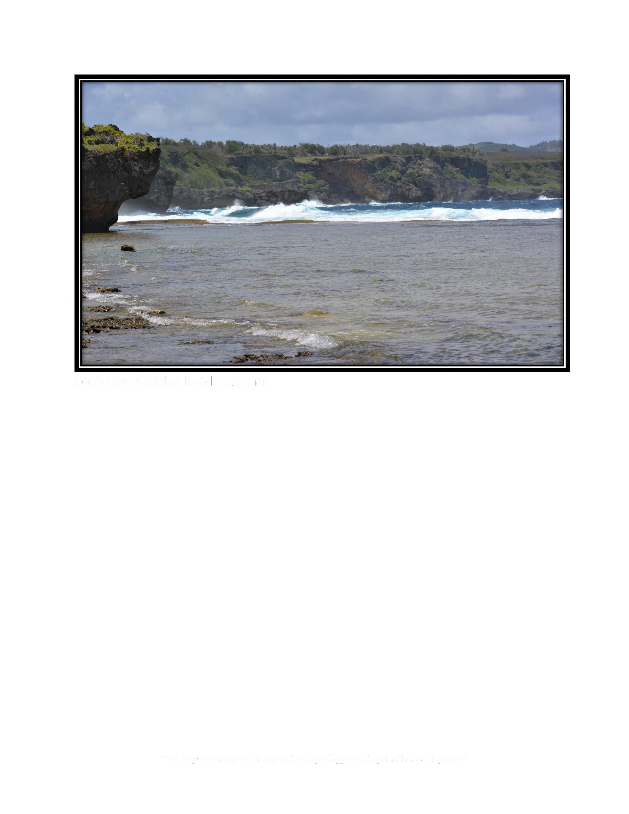 Northside of Marine  Beach,  Kagman.