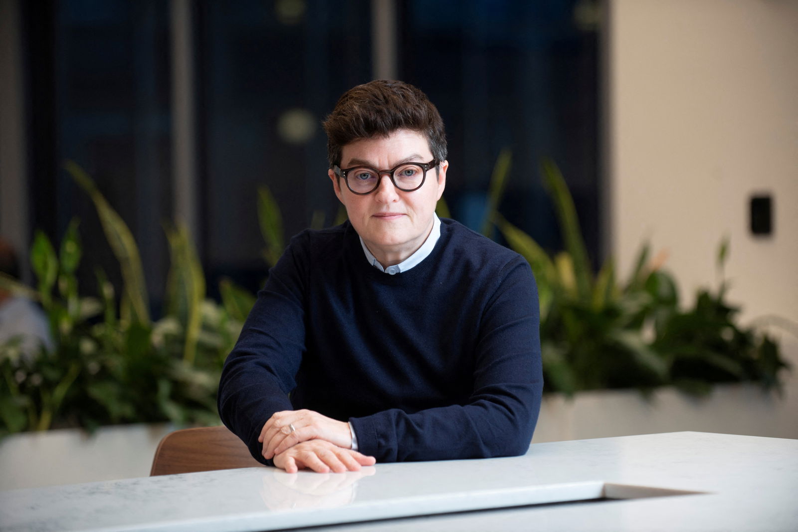 Robyn Grew, the newly appointed CEO of Man Group, is seen in this undated handout image obtained by Reuters on May 11, 2023. Man Group/Handout via REUTERS