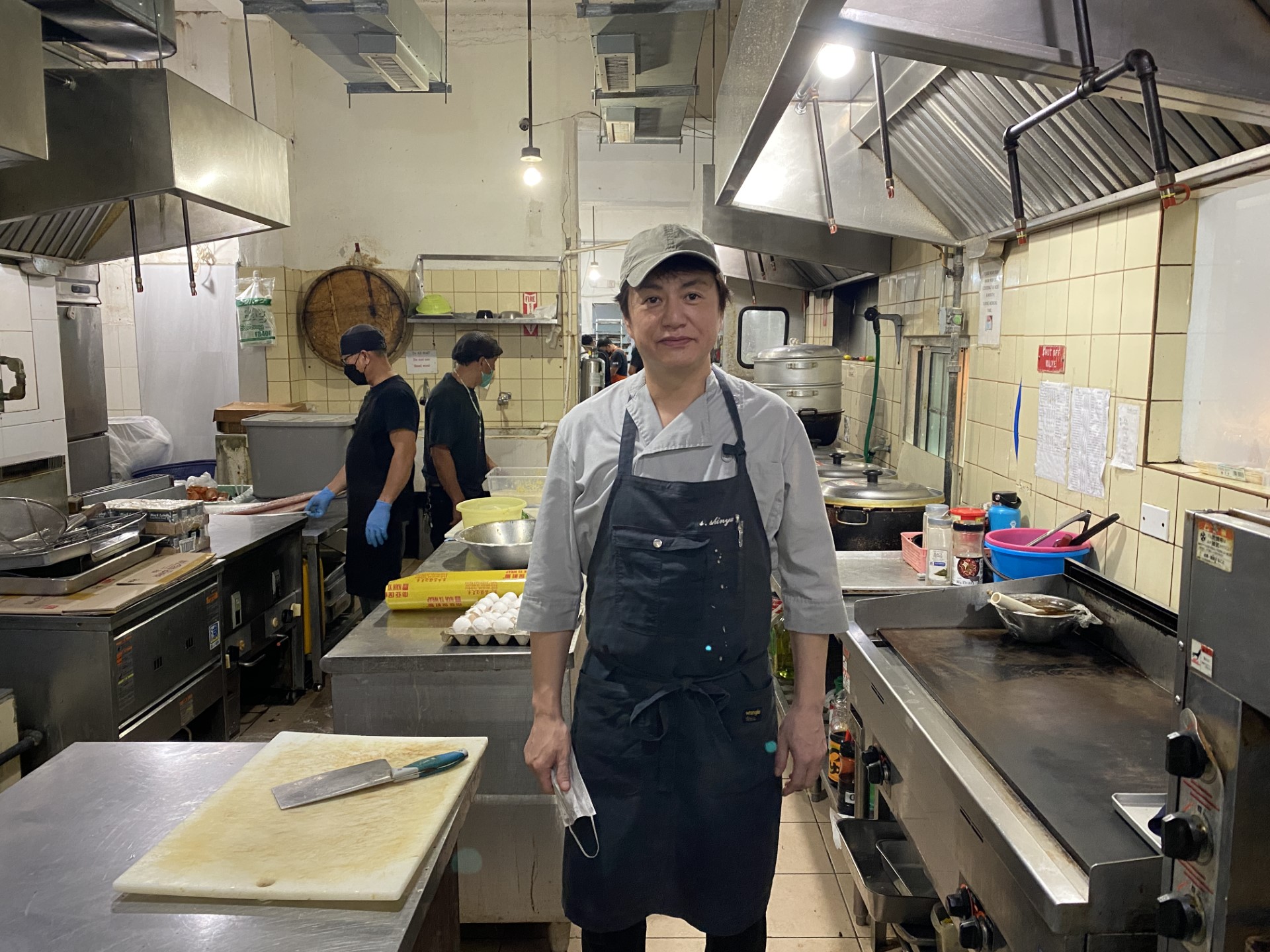 Chef Shinya Sunada says the bakery starts its day at 5:30 a.m. Throughout the day dozens of kitchen staff will be busy making baked goods, donburi, bento, and more.