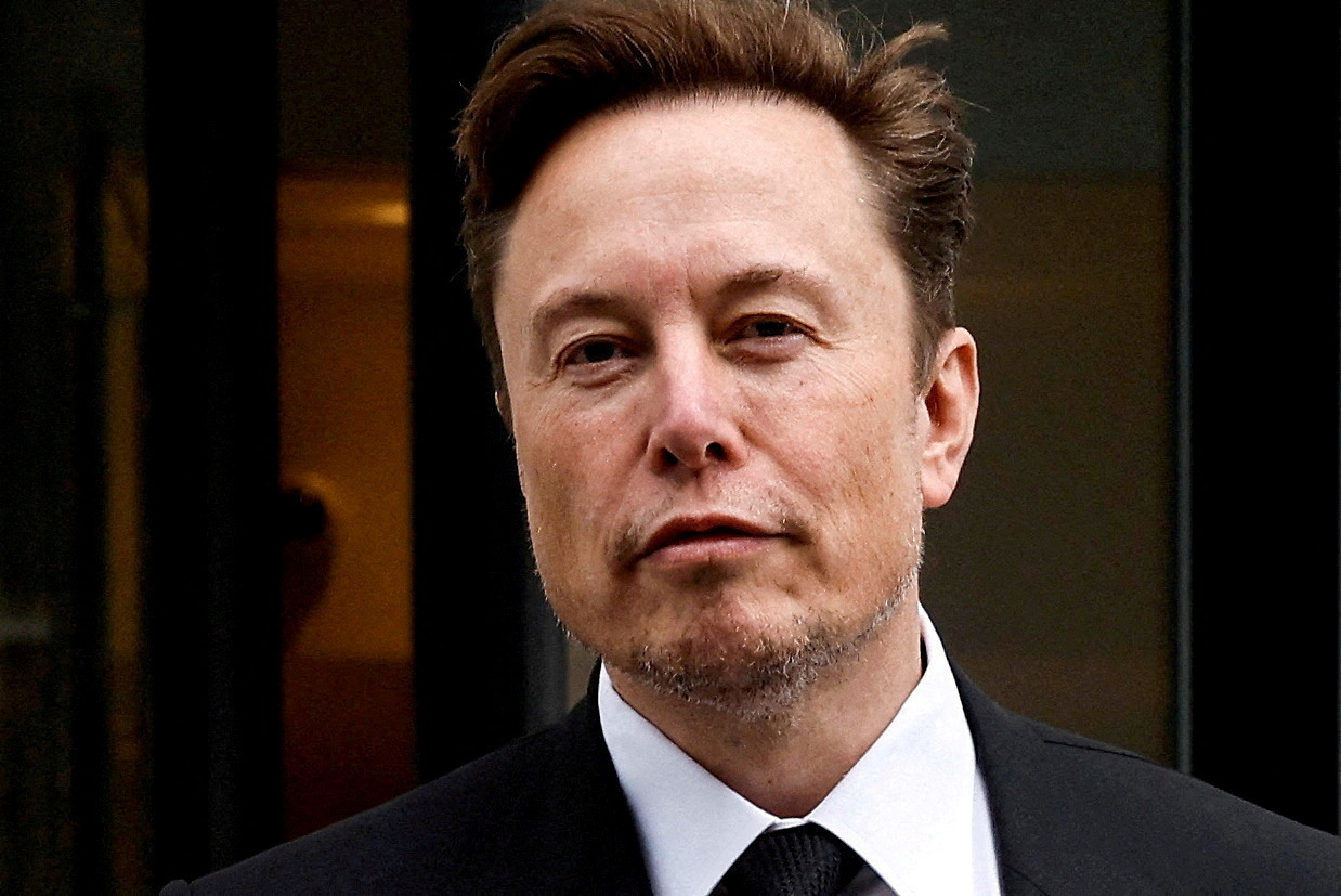 FILE PHOTO: Tesla CEO Elon Musk departs the company’s local office in Washington, U.S. January 27, 2023. REUTERS/Jonathan Ernst