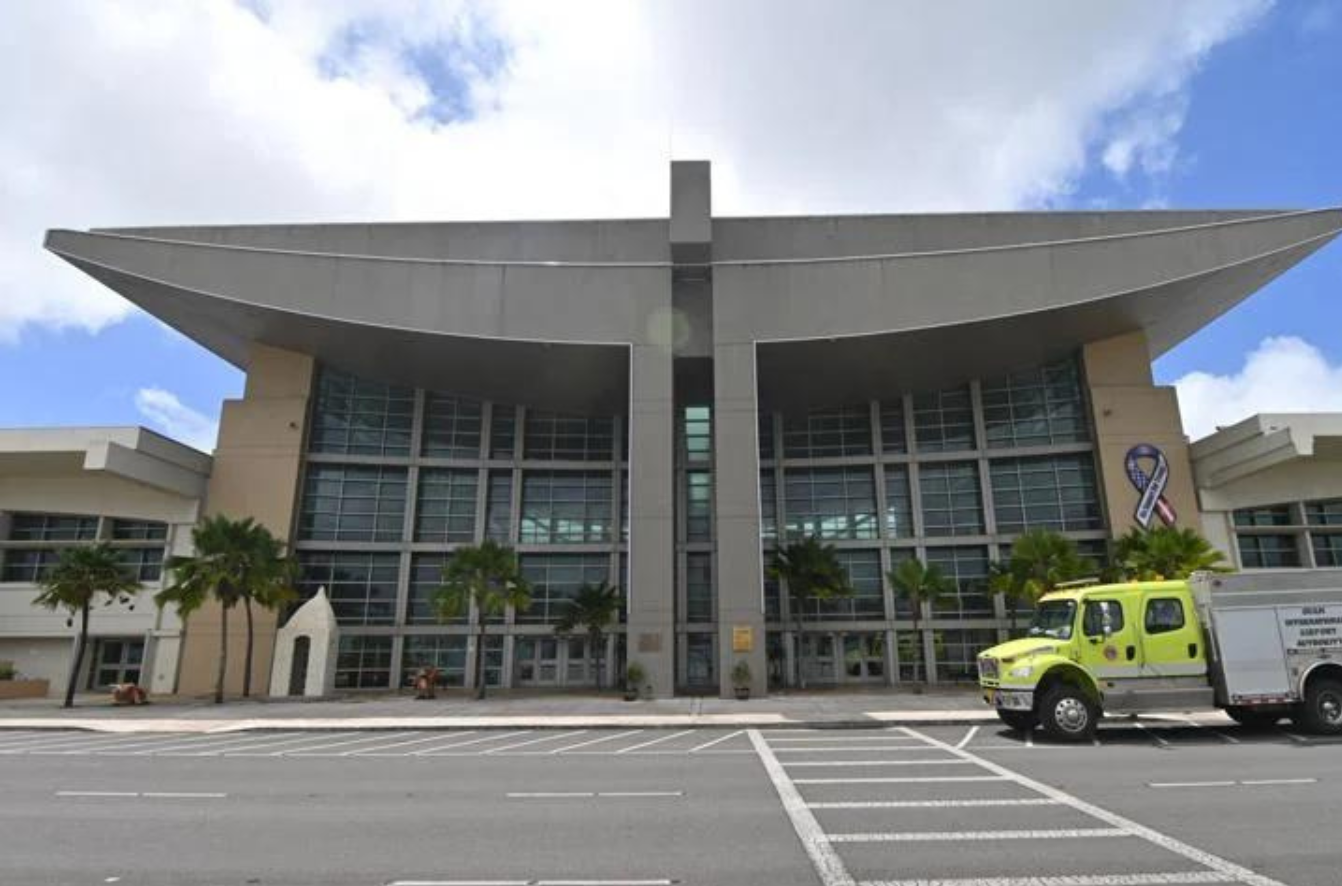 The Antonio B. Won Pat International Airport as seen March 26 in Tiyan. 